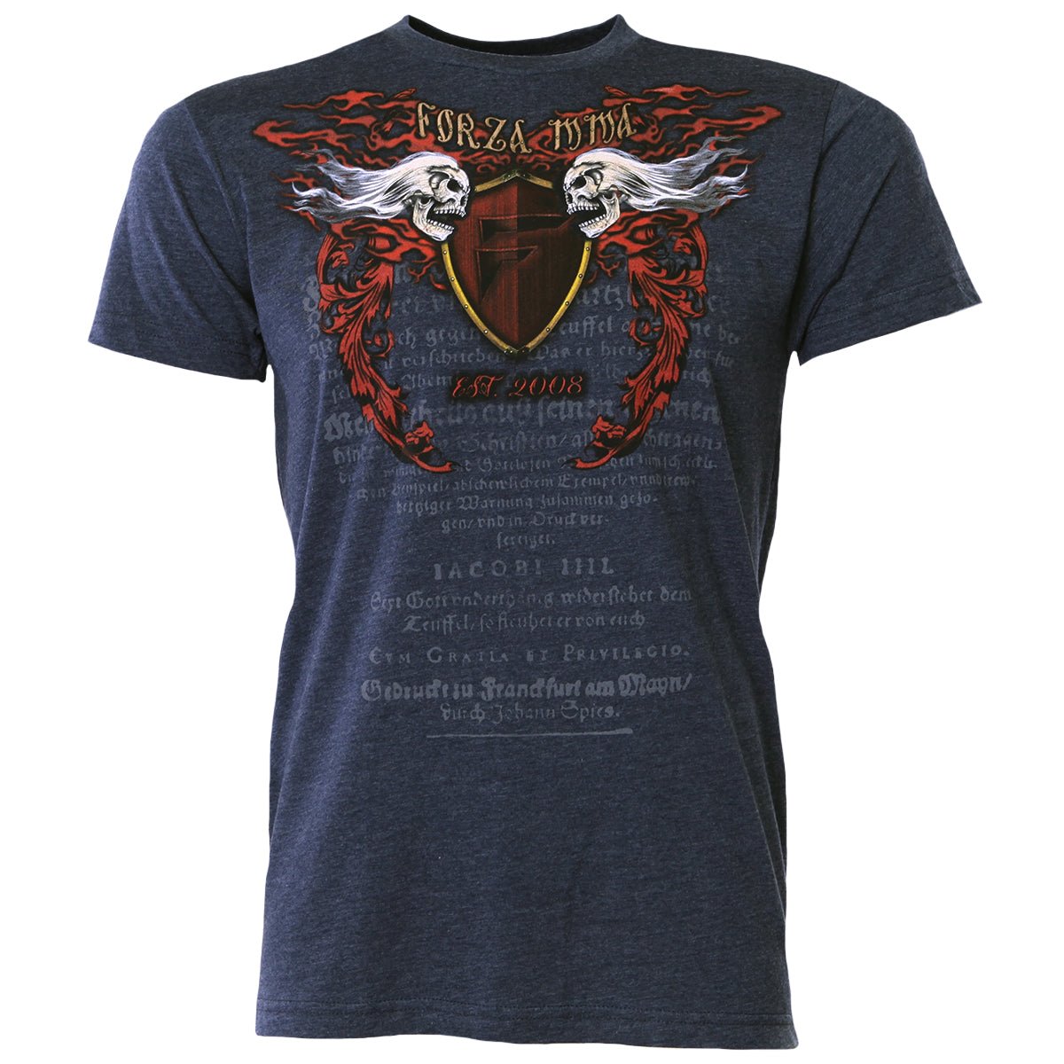 Forza Sports "Immortal Crest" MMA T-Shirt - Midnight Navy - Forza Sports