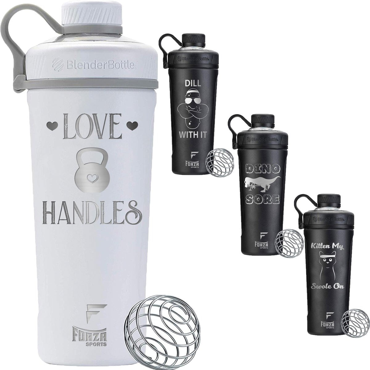 Blender Bottle x Forza Sports Radian 26 oz. Insulated Stainless Steel Shaker Cup - Forza Sports