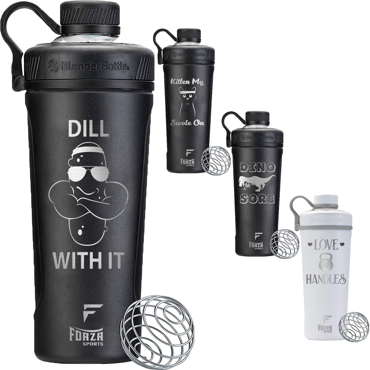 Blender Bottle x Forza Sports Radian 26 oz. Insulated Stainless Steel Shaker Cup - Forza Sports