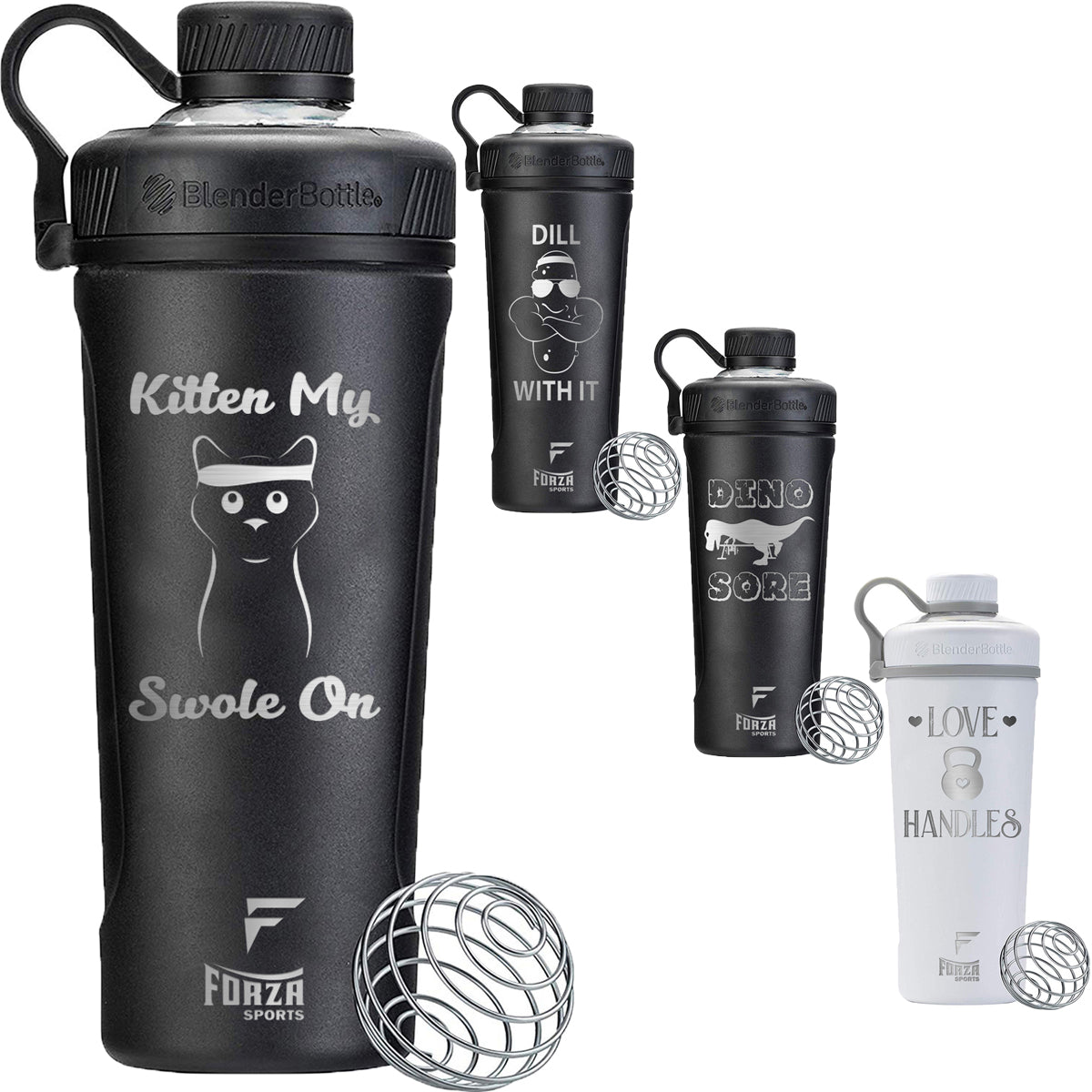 Blender Bottle x Forza Sports Radian 26 oz. Insulated Stainless Steel Shaker Cup - Forza Sports