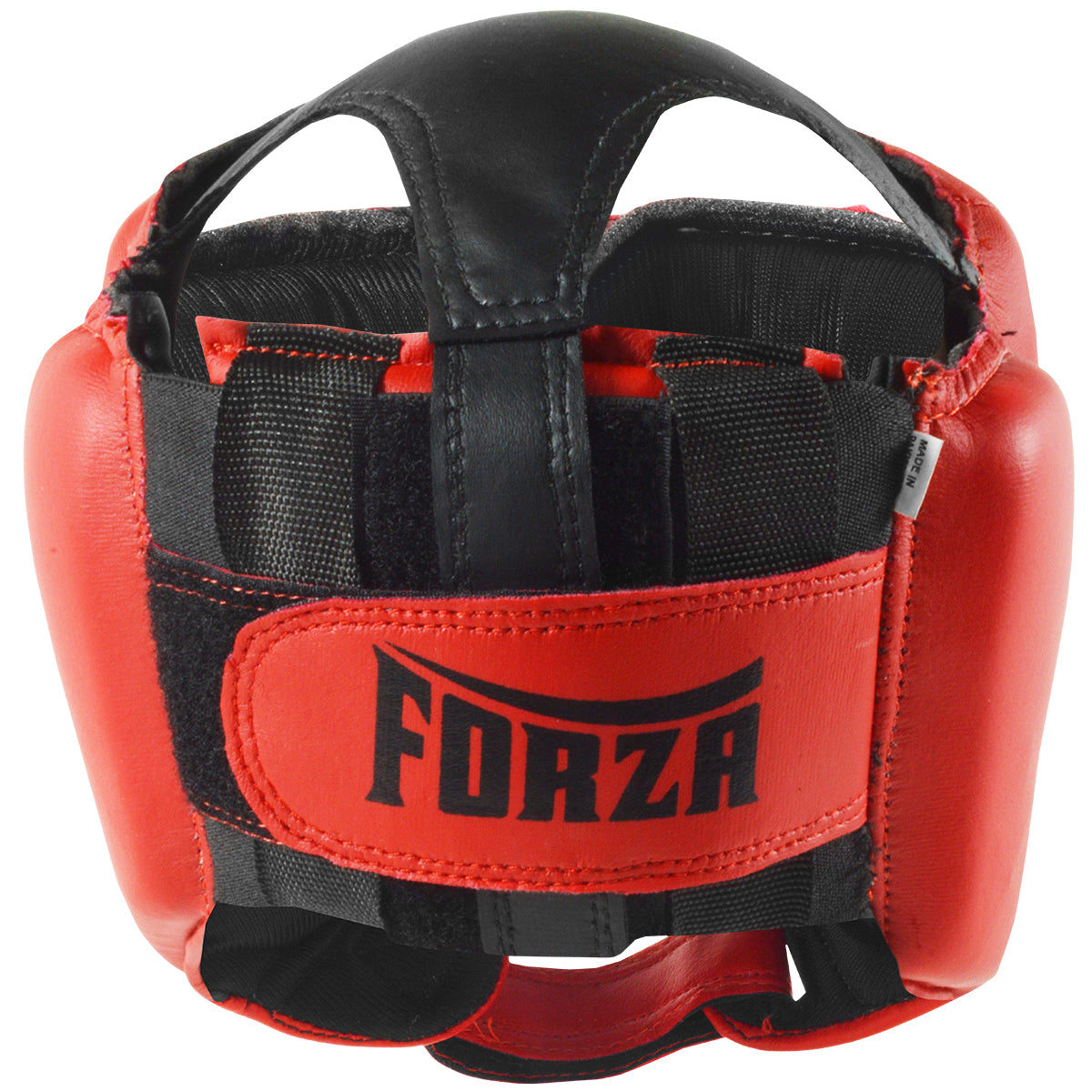 Forza Sports Vinyl Full Face Boxing and MMA Headgear - Red/Black Forza Sports