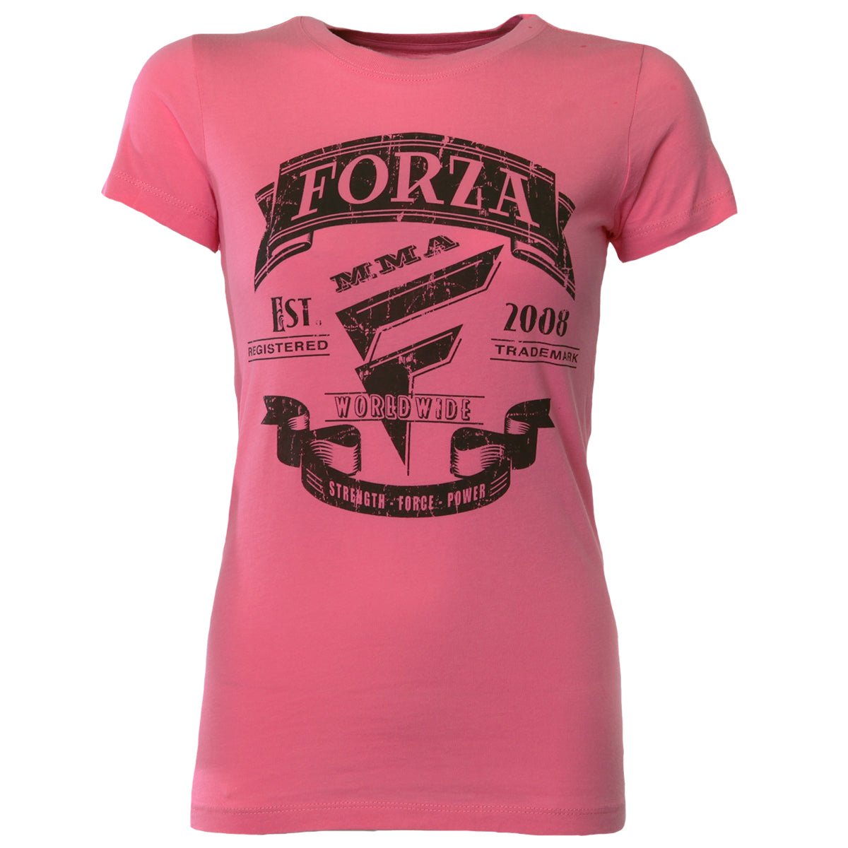 Forza Sports Women's "Origins" MMA T-Shirt - Hot Pink - Forza Sports