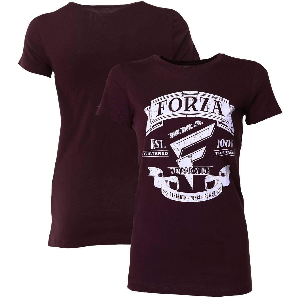 Forza Sports Women's "Origins" MMA T-Shirt - Possibly Plum - Forza Sports