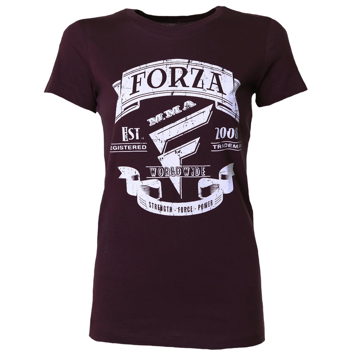 Forza Sports Women's "Origins" MMA T-Shirt - Possibly Plum - Forza Sports