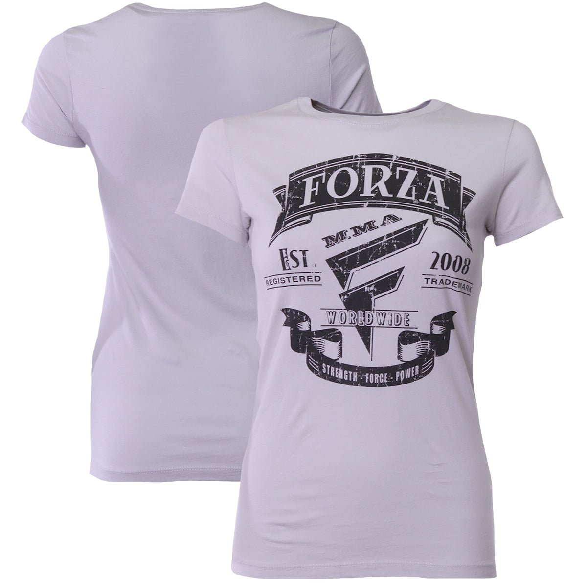 Forza Sports Women's "Origins" MMA T-Shirt - Silver - Forza Sports