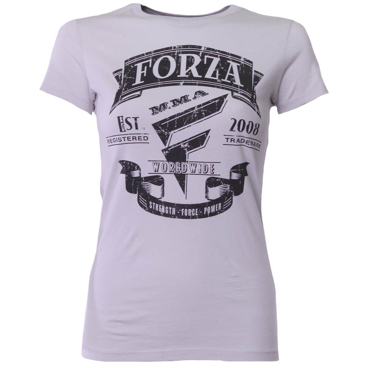 Forza Sports Women's "Origins" MMA T-Shirt - Silver - Forza Sports