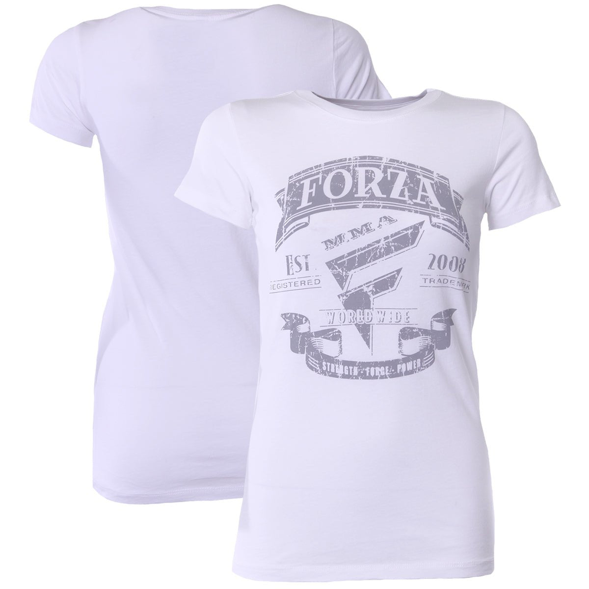Forza Sports Women's "Origins" MMA T-Shirt - White - Forza Sports