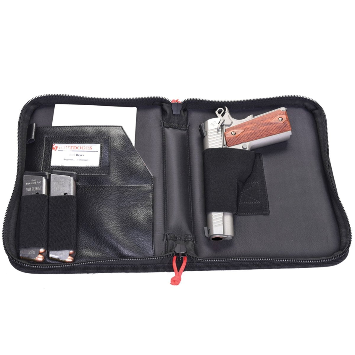 G.P.S. - Small Day Planner with Pistol Storage - Black - Forza Sports