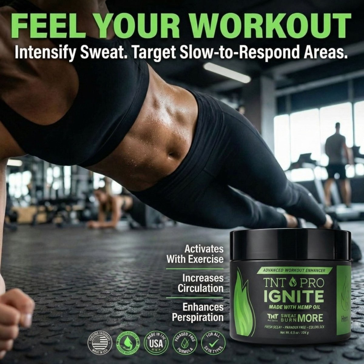 TNT Pro Series Ignite Advanced Workout Enhancer Fat Burning Sweat Cream - Forza Sports