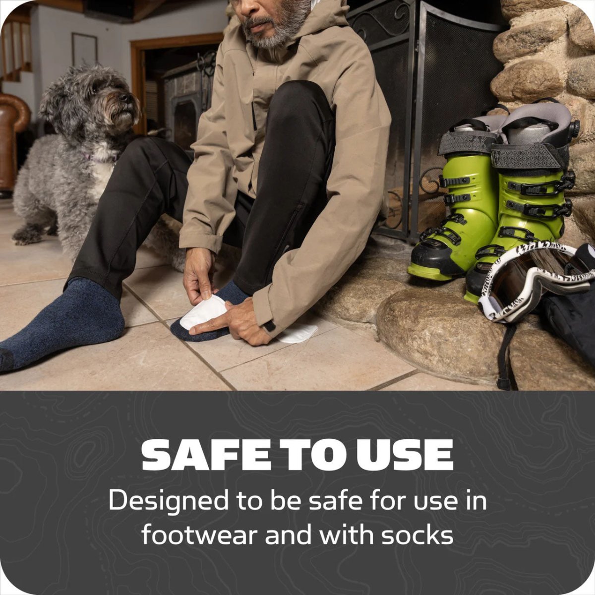 Yaktrax Adhesive Toe Warmers - Forza Sports