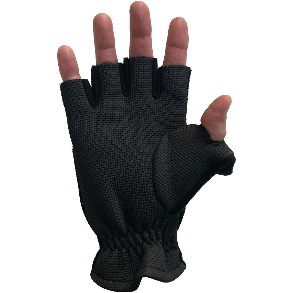Glacier Glove Alaska River Series Flip Mitts - Black - Forza Sports