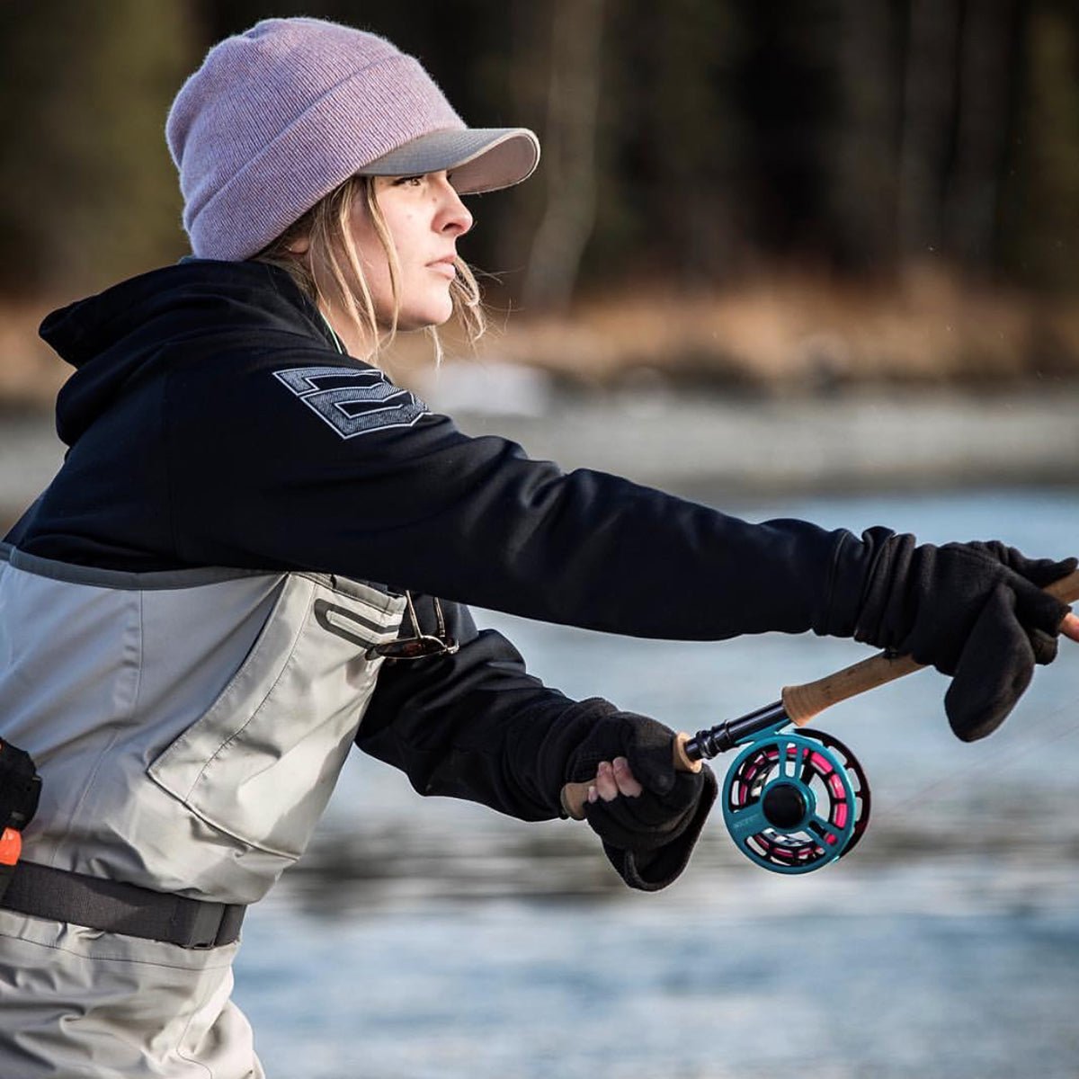 Glacier Glove Alaska River Series Flip Mitts - Black - Forza Sports