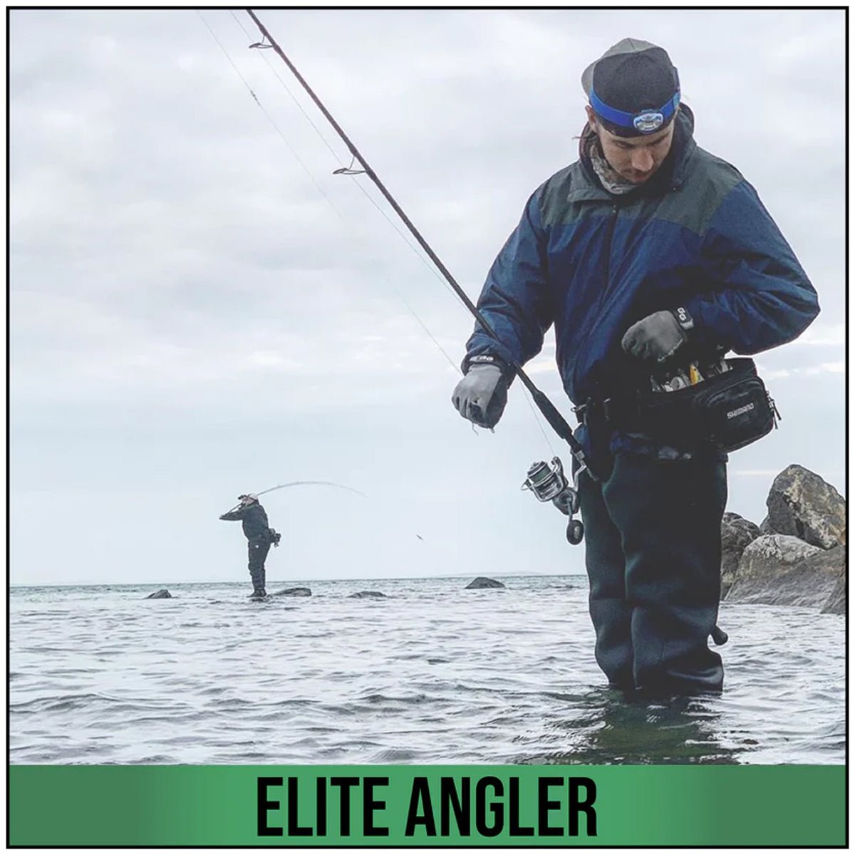 Glacier Glove Elite Angler Slit Finger Gloves - Black - Forza Sports