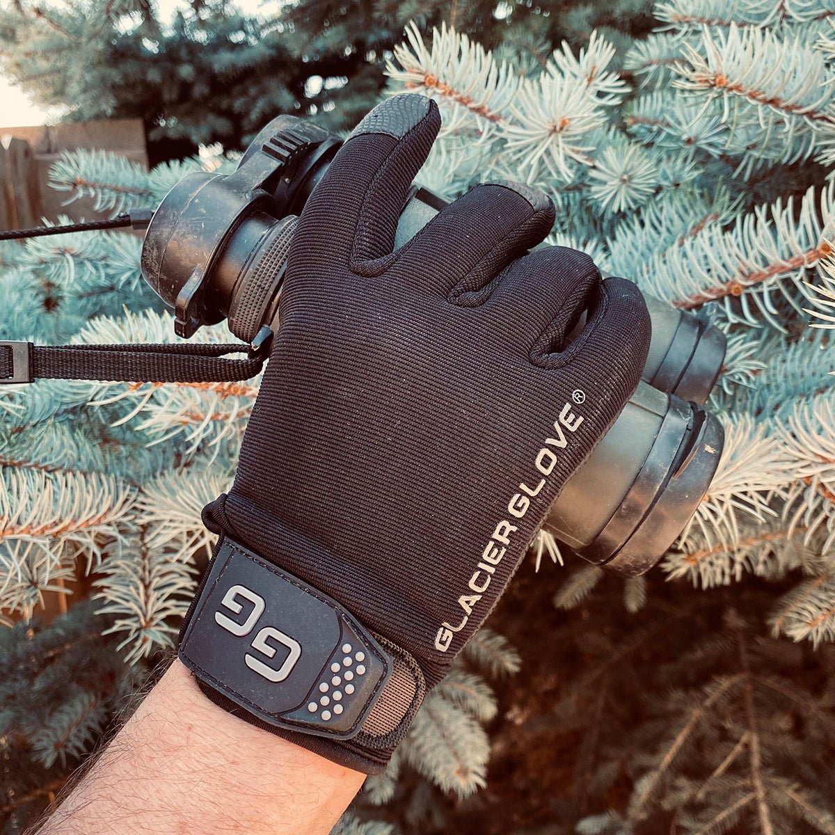 Glacier Glove Elite Tactical Full Finger Gloves - Black - Forza Sports