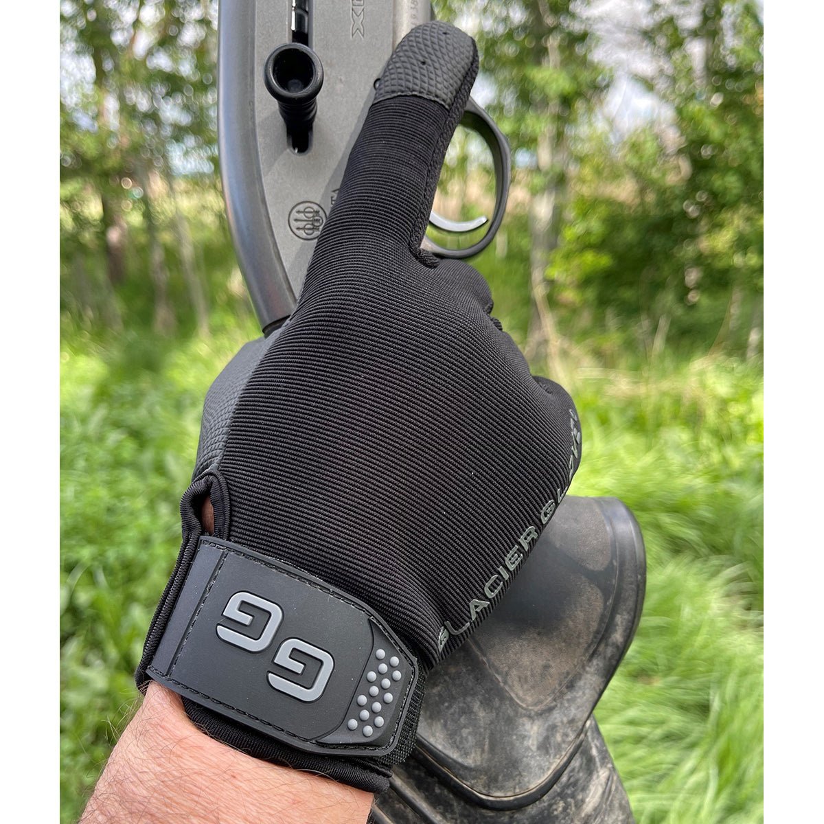 Glacier Glove Elite Tactical Full Finger Gloves - Black - Forza Sports