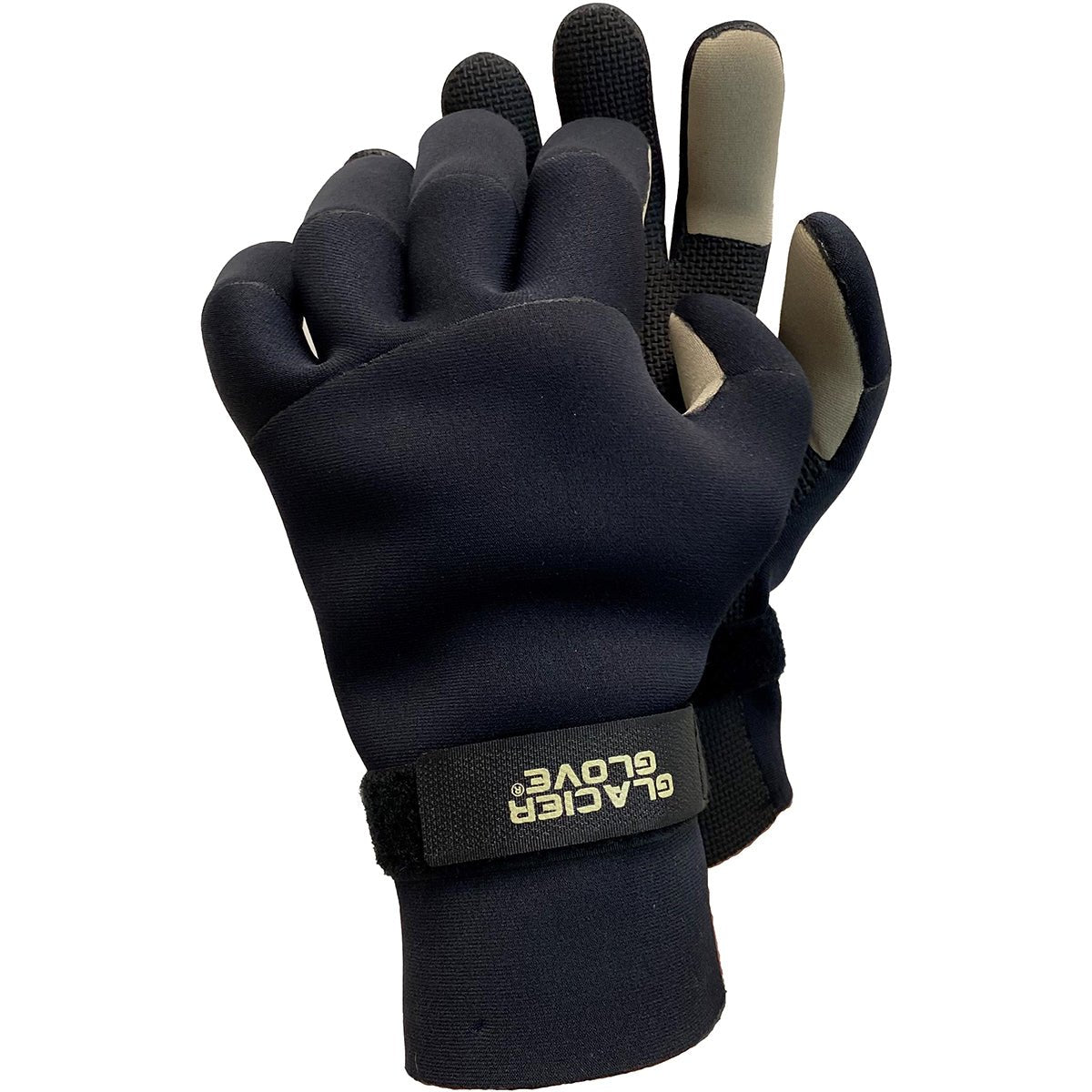 Glacier Glove Bristol Bay Full Finger Waterproof Gloves - Black - Forza Sports