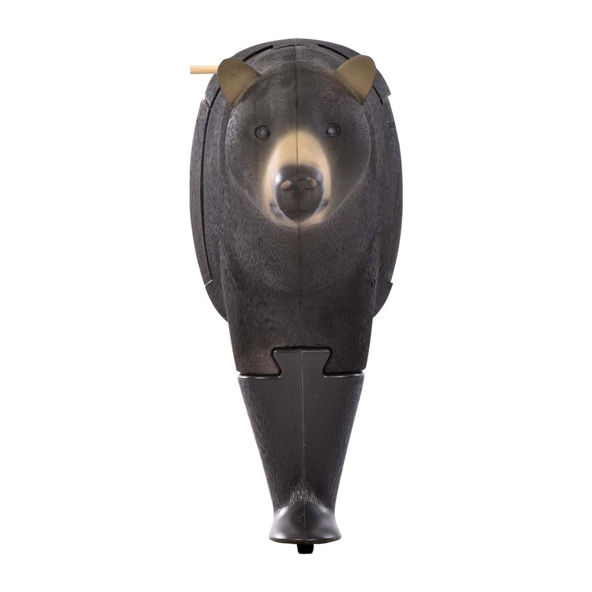 3d bear archery target on a white background