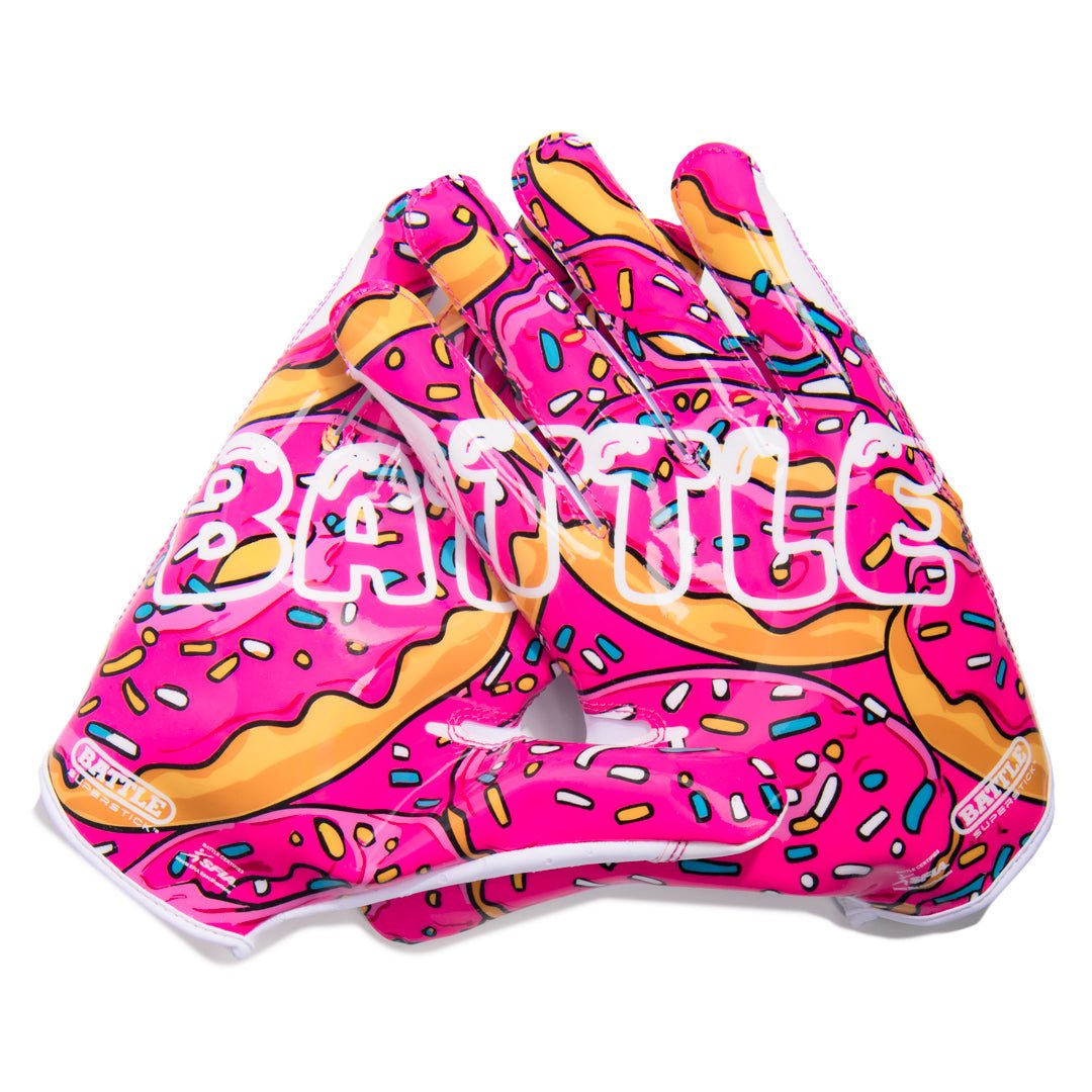 Battle Sports Adult "Donuts"" Doom Speed Receiver Football Gloves - Forza Sports