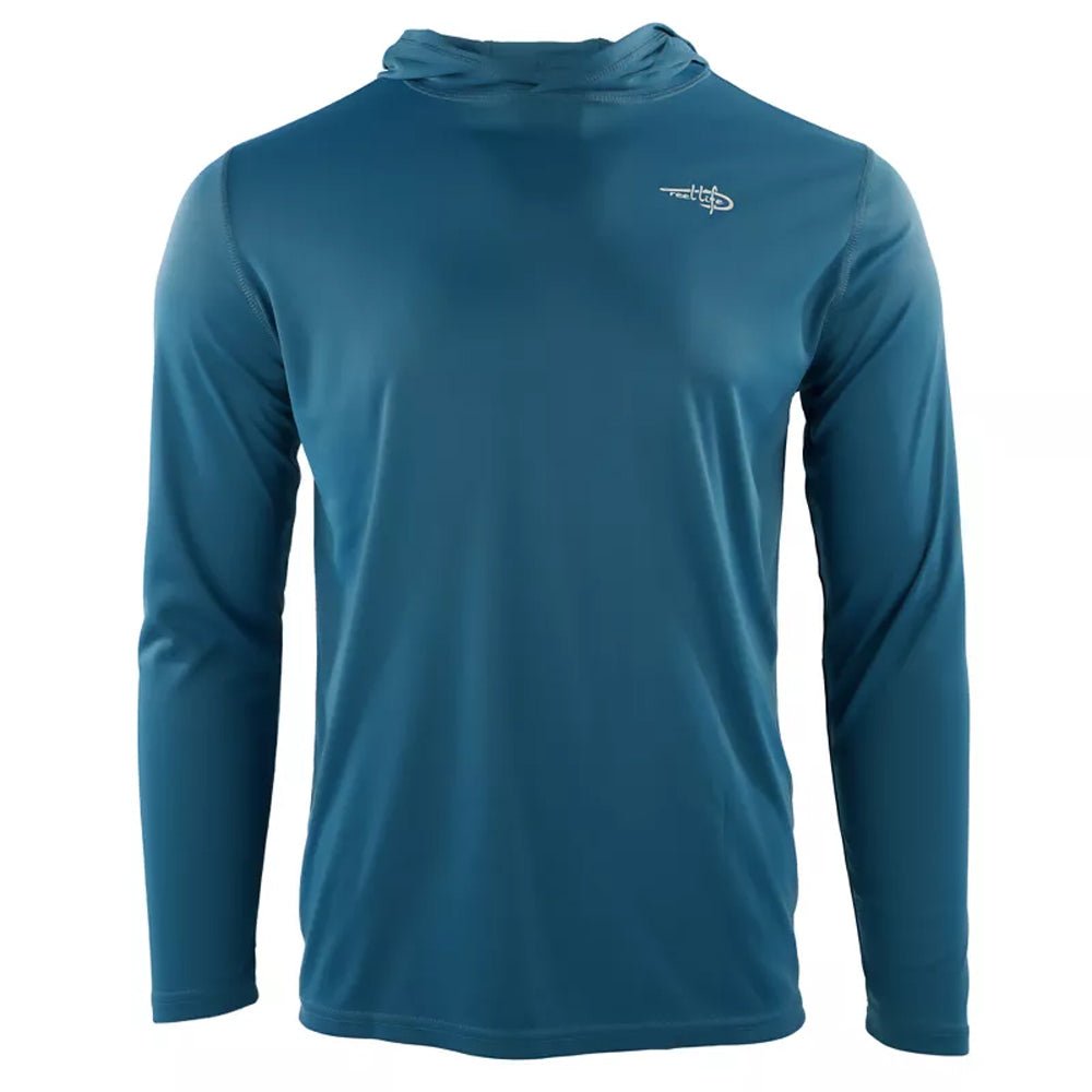 Reel Life Jax Beach Fishing in America Long Sleeve UV Shirt - Real Teal - Forza Sports