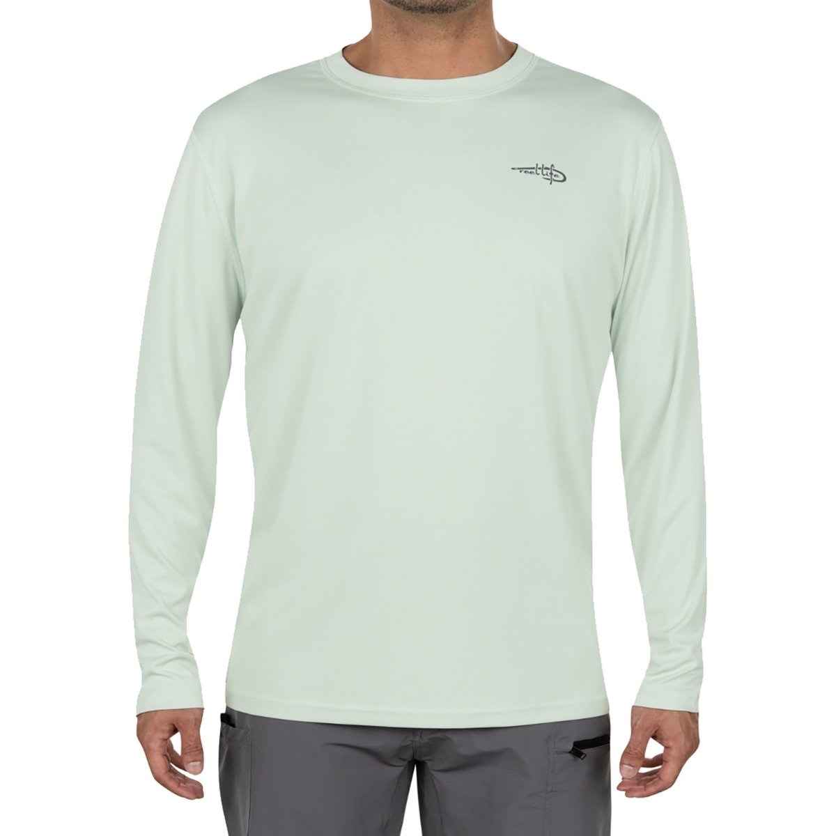 Reel Life Compass Lure UV Long Sleeve T-Shirt - Sea Foam - Forza Sports