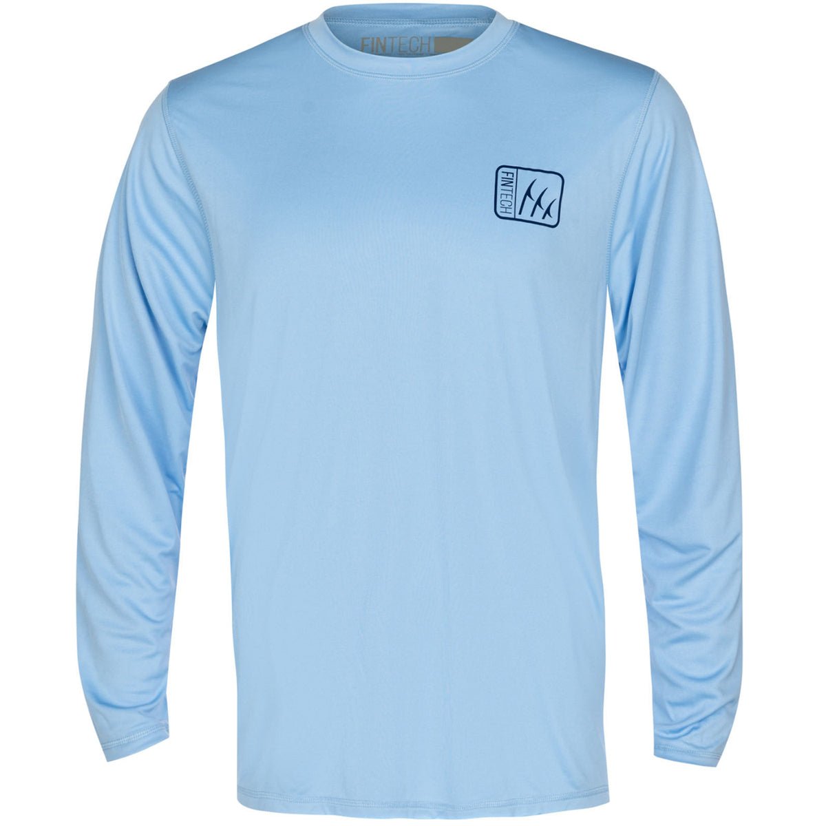 Fintech Baitshop Sun Defender UV Long Sleeve T-Shirt - Powder Blue - Forza Sports