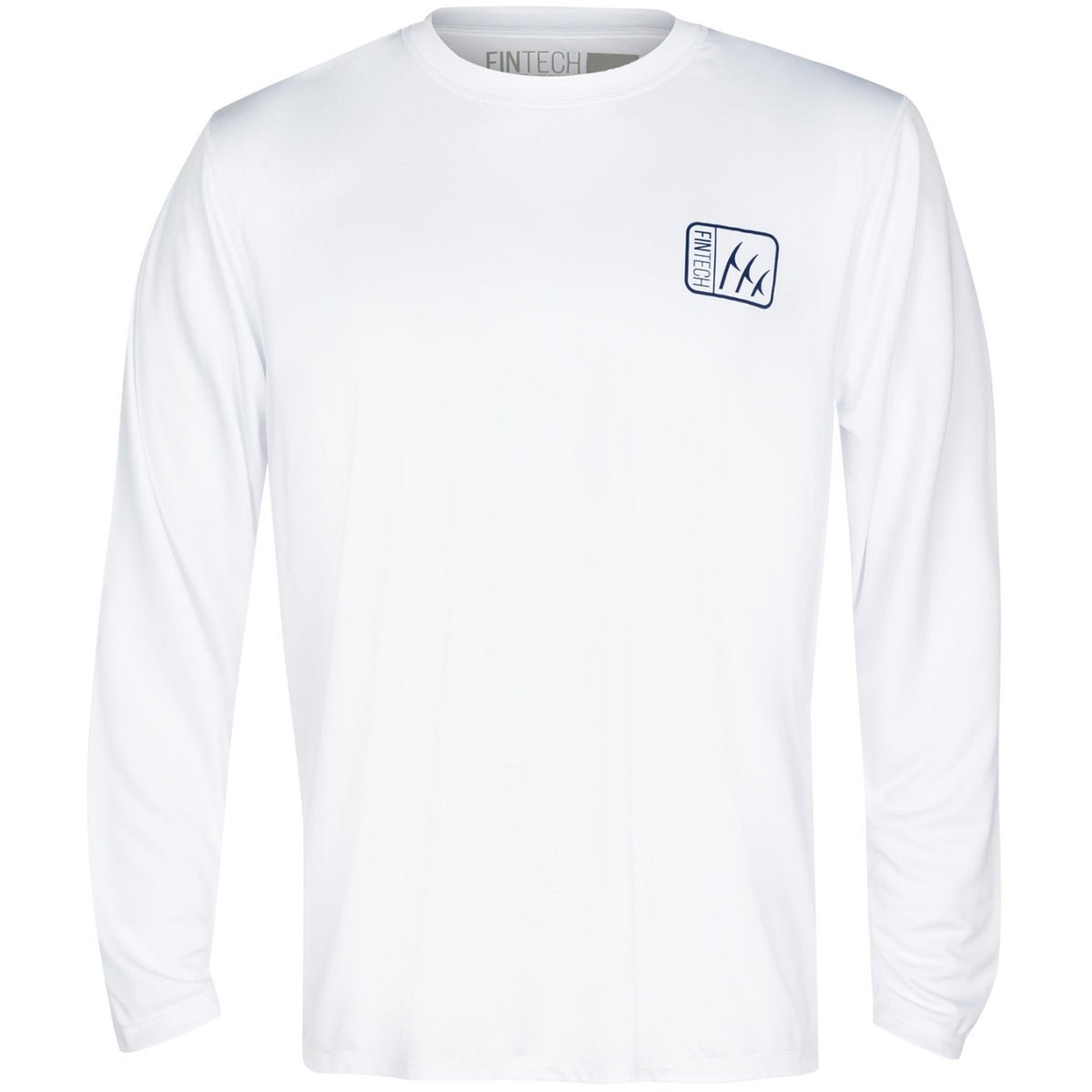 Fintech Fish To Live To Fish Sun Defender UV Long Sleeve Shirt - Brilliant White - Forza Sports
