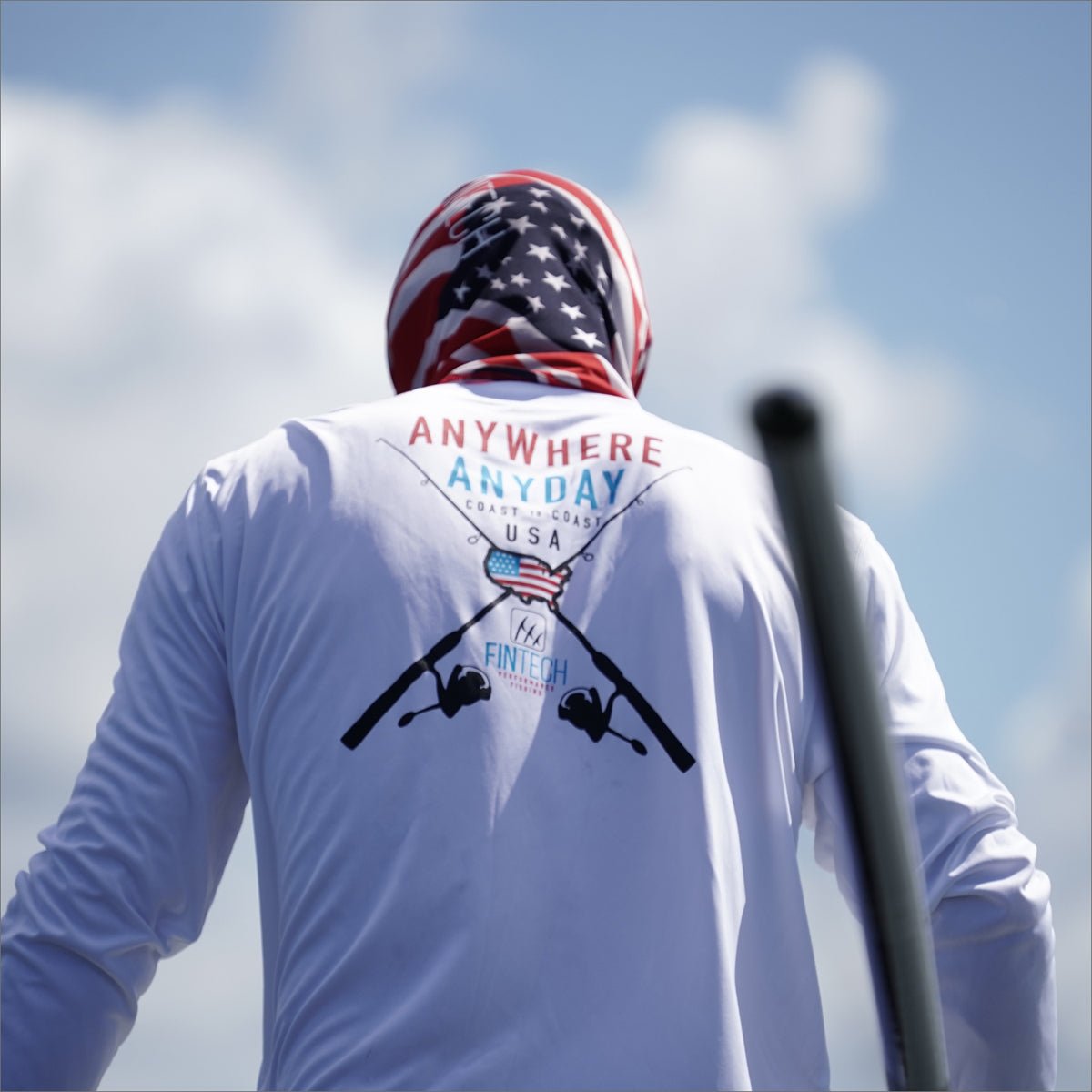 Fintech Anywhere Anyday Sun Defender UV Long Sleeve T-Shirt - Brilliant White - Forza Sports