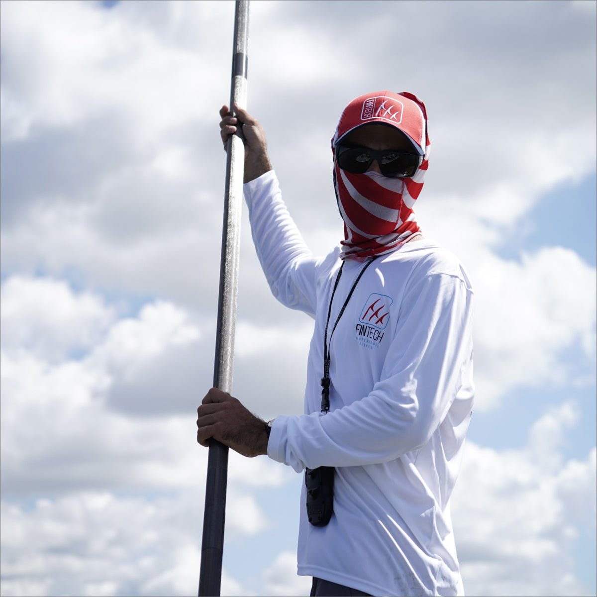Fintech Anywhere Anyday Sun Defender UV Long Sleeve T-Shirt - Brilliant White - Forza Sports