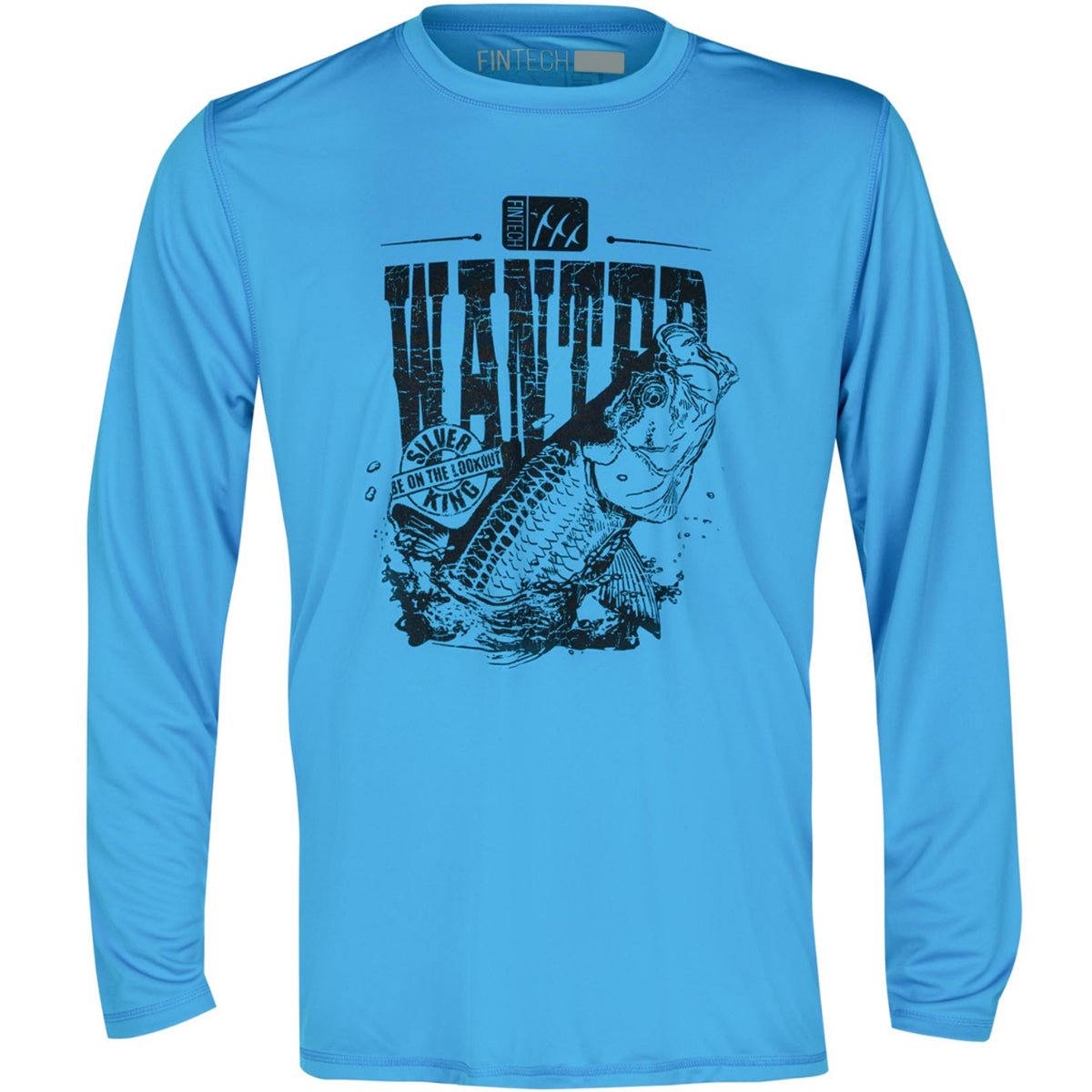 Fintech Wanted Tarpon Sun Defender UV Long Sleeve T-Shirt - Hawaiian Ocean - Forza Sports