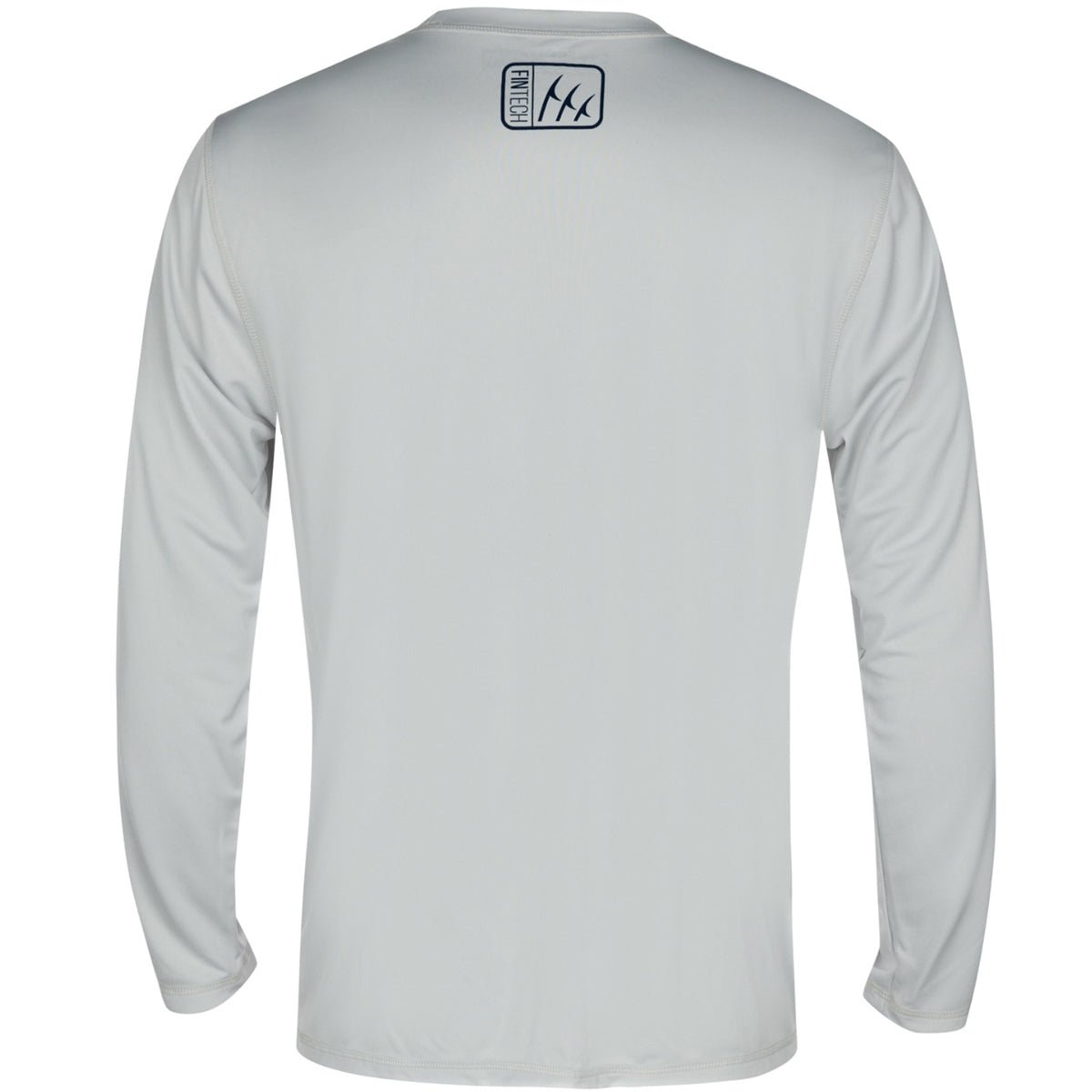 Fintech WDLND Logo Sun Defender UV Long Sleeve T-Shirt - Glacier Gray - Forza Sports
