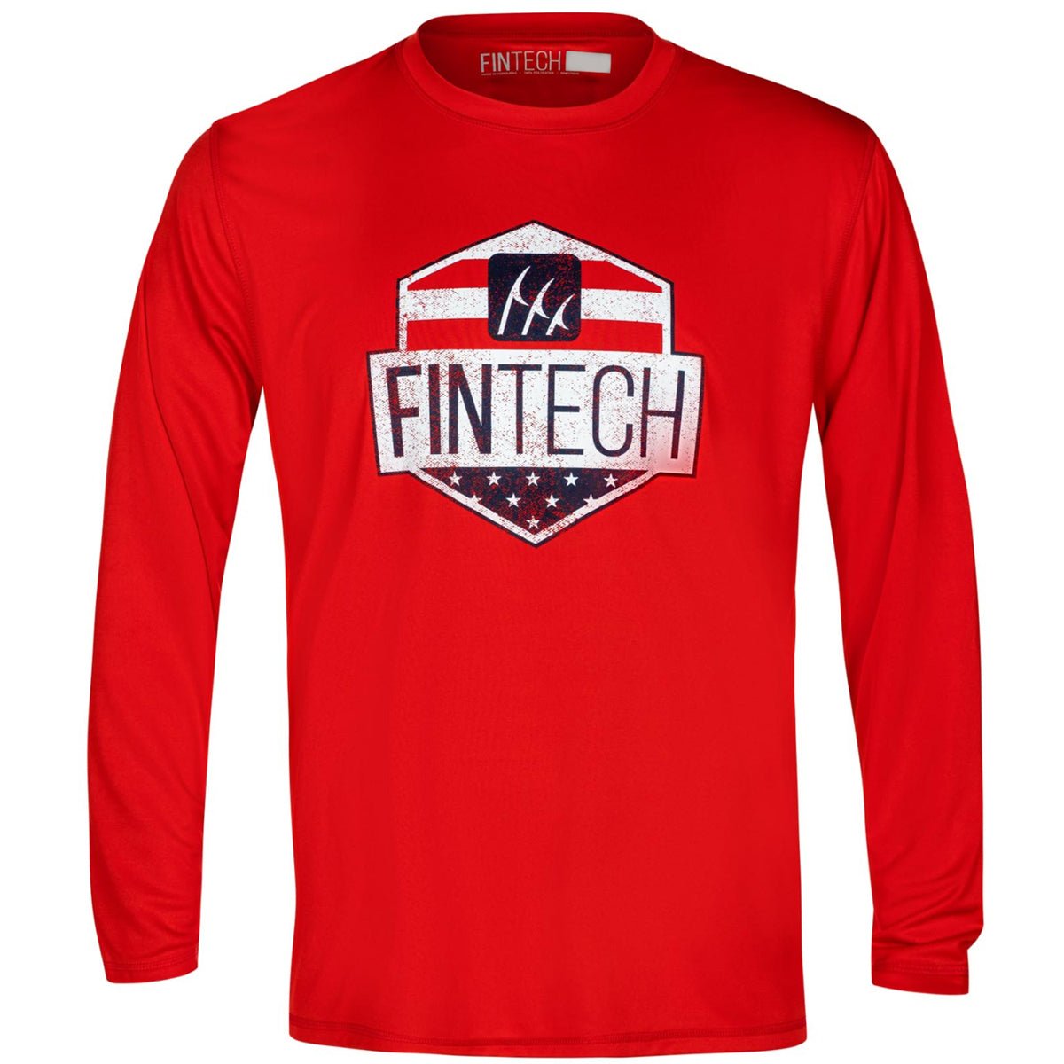 Fintech USA Shield Sun Defender UV Long Sleeve T-Shirt - High Risk Red - Forza Sports