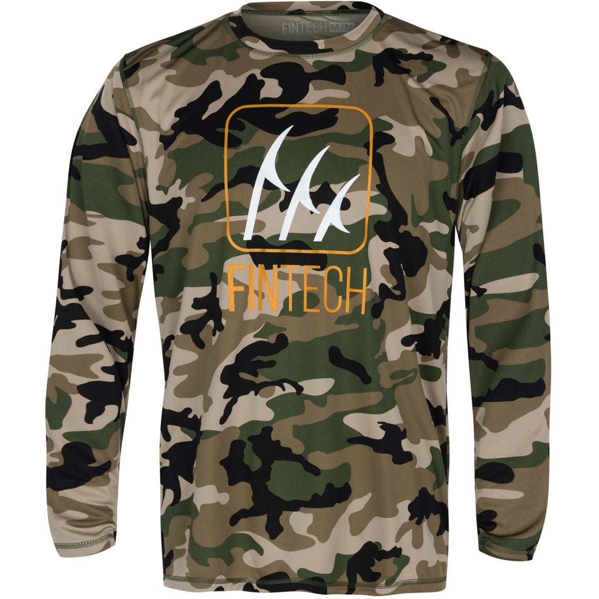 Fintech WDLND AOP Sun Defender UV Long Sleeve T-Shirt - Dune - Forza Sports