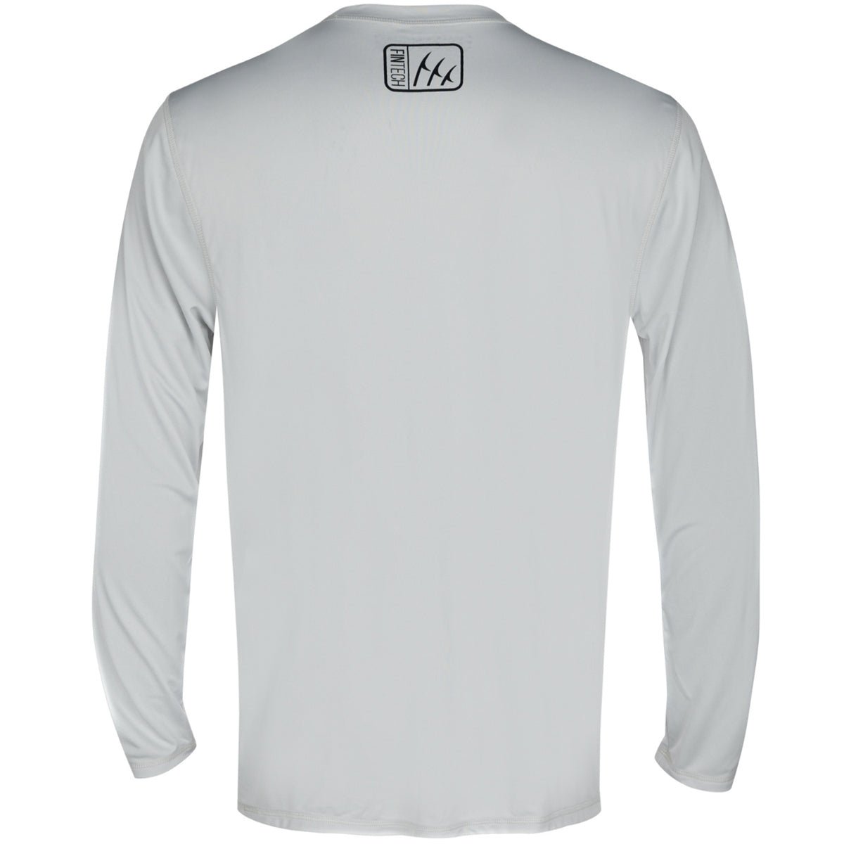 Fintech Wanted Bass Sun Defender UV Long Sleeve T-Shirt - Glacier Gray - Forza Sports