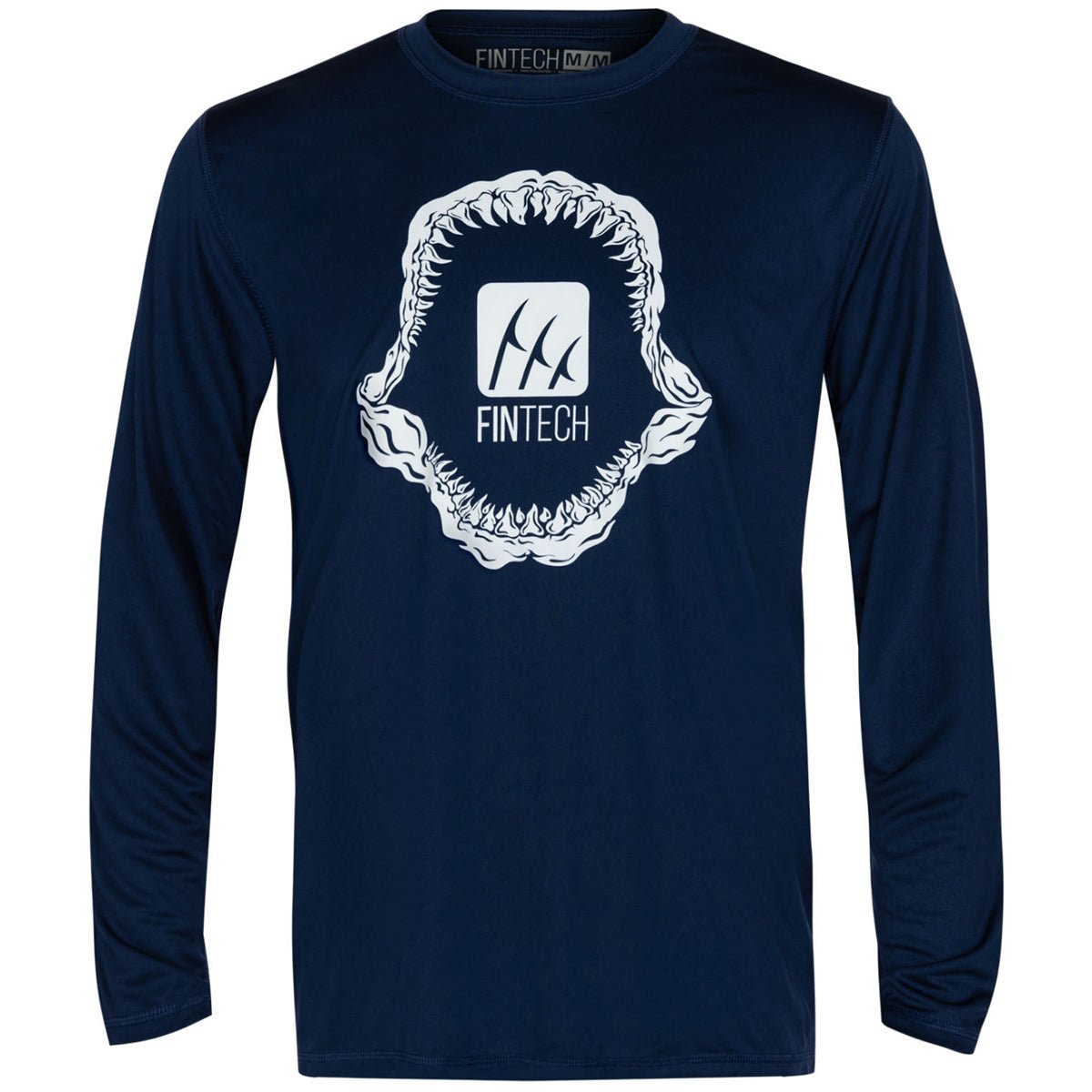 Fintech Cape Fear Sun Defender UV Long Sleeve T-Shirt - Dress Blues - Forza Sports