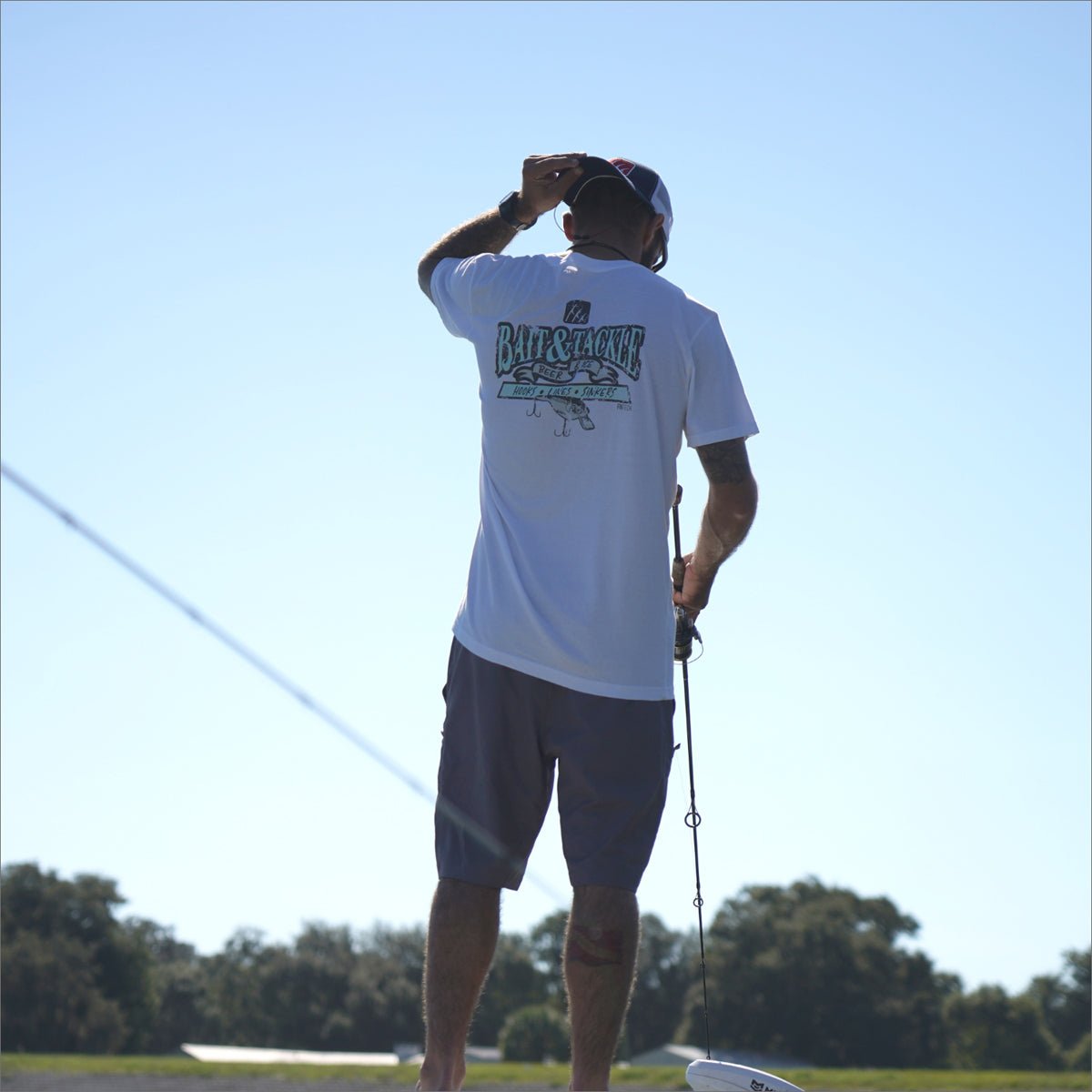 Fintech Baitshop Graphic T-Shirt - Brilliant White - Forza Sports