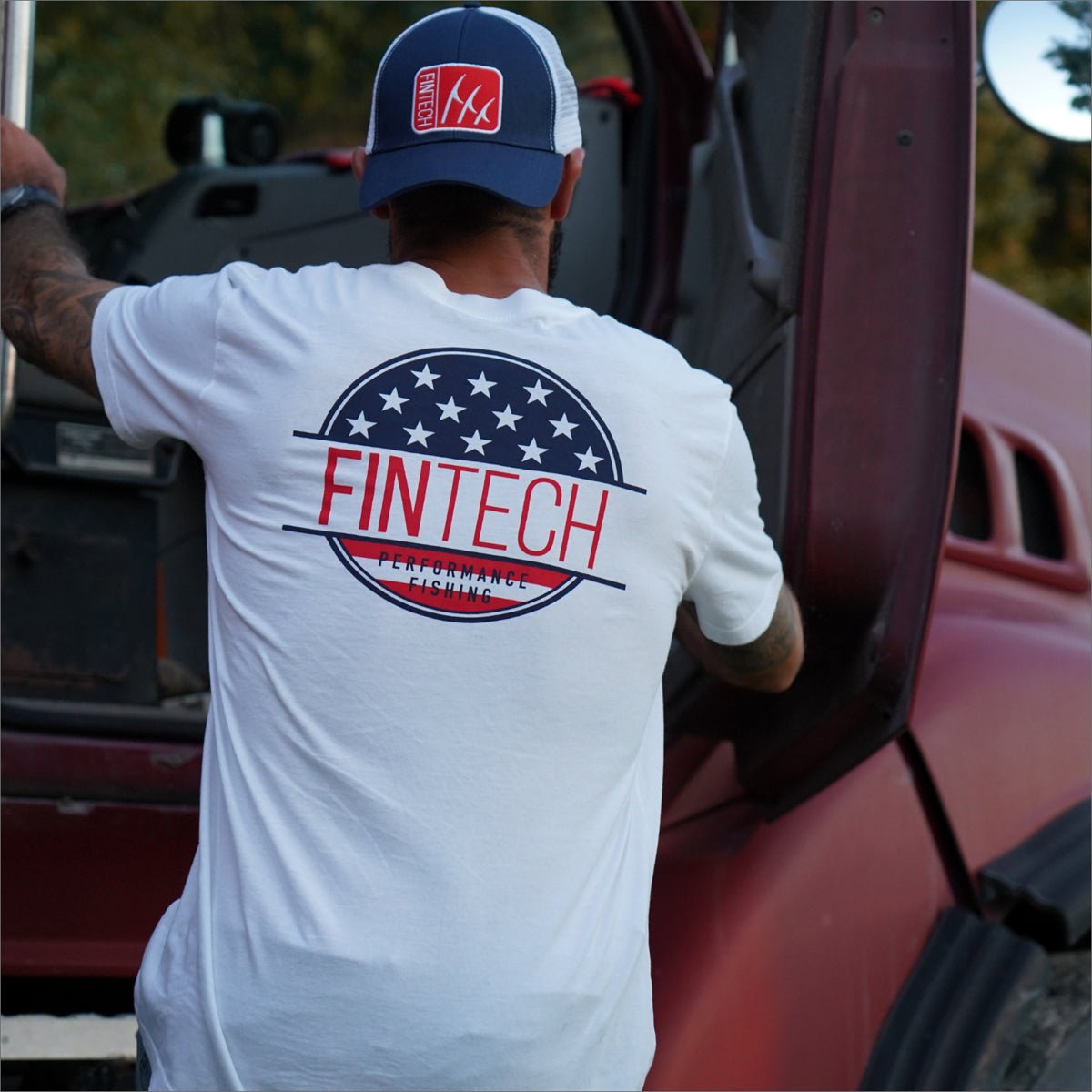 Fintech FPF Rising USA Graphic T-Shirt - Brilliant White - Forza Sports