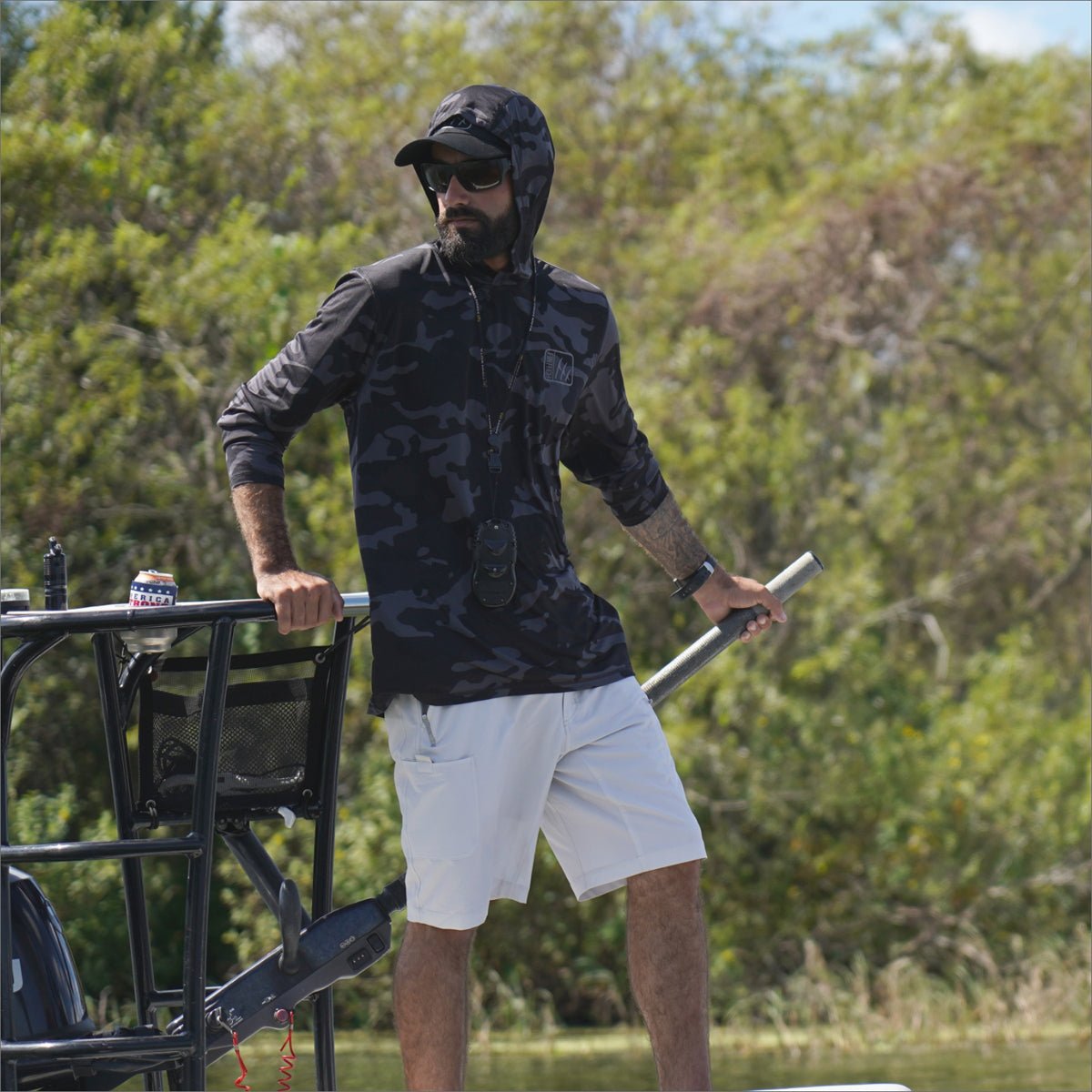 Fintech 10" Submariner Woven Shorts - Glacier Gray - Forza Sports