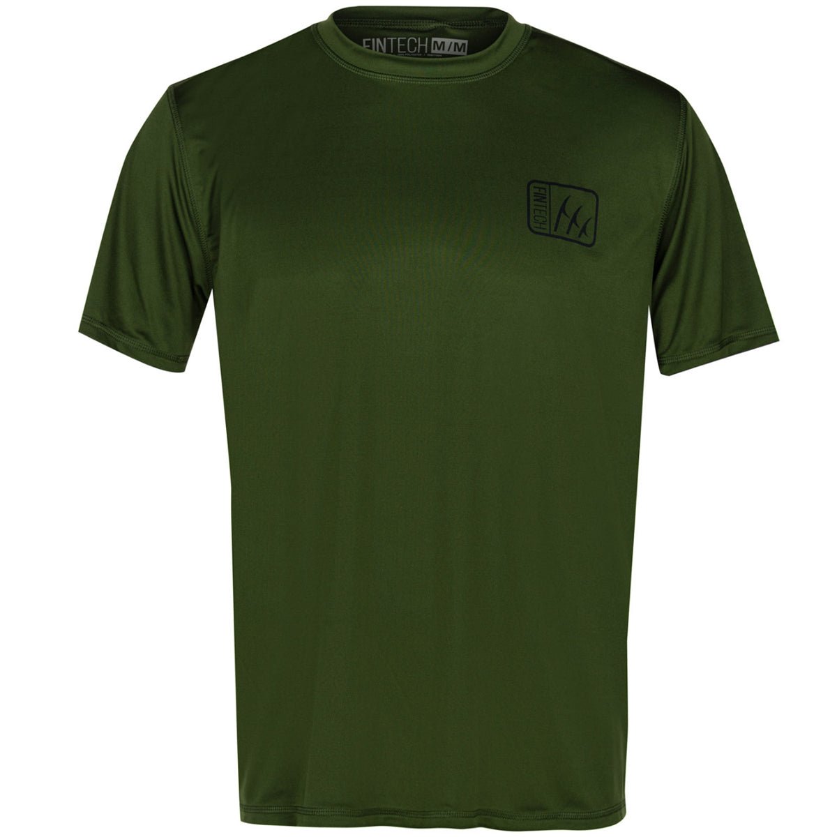 Fintech Wanted Bass Sun Defender UV T-Shirt - Rifle Green - Forza Sports