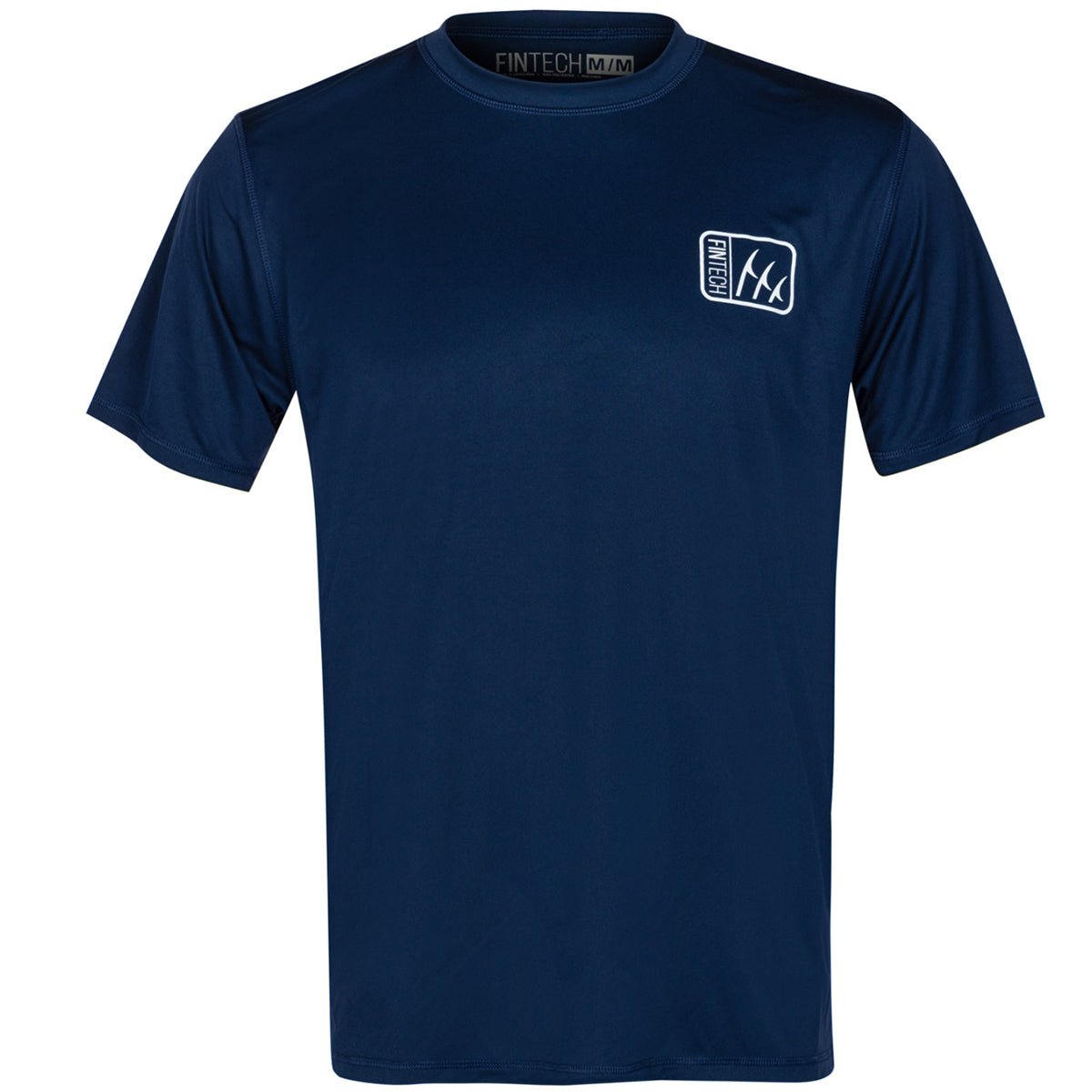 Fintech Fish To Live To Fish Sun Defender UV T-Shirt - Dress Blues - Forza Sports
