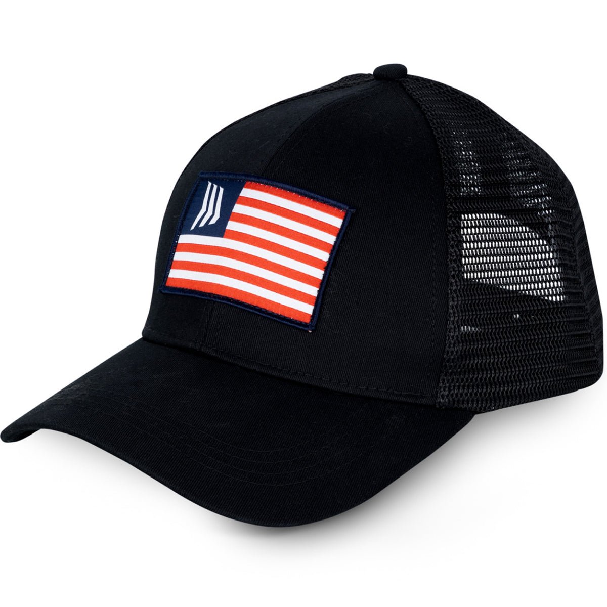 Gillz 3 Gillz Flag Curved Brim Mesh Snapback Hat - Forza Sports