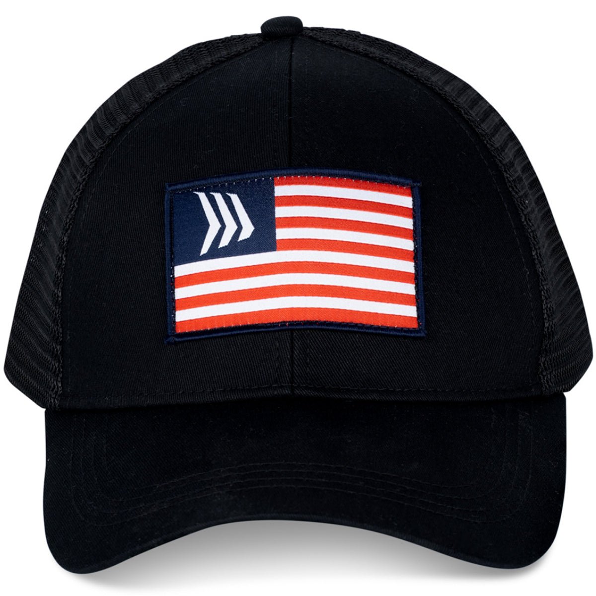 Gillz 3 Gillz Flag Curved Brim Mesh Snapback Hat - Forza Sports
