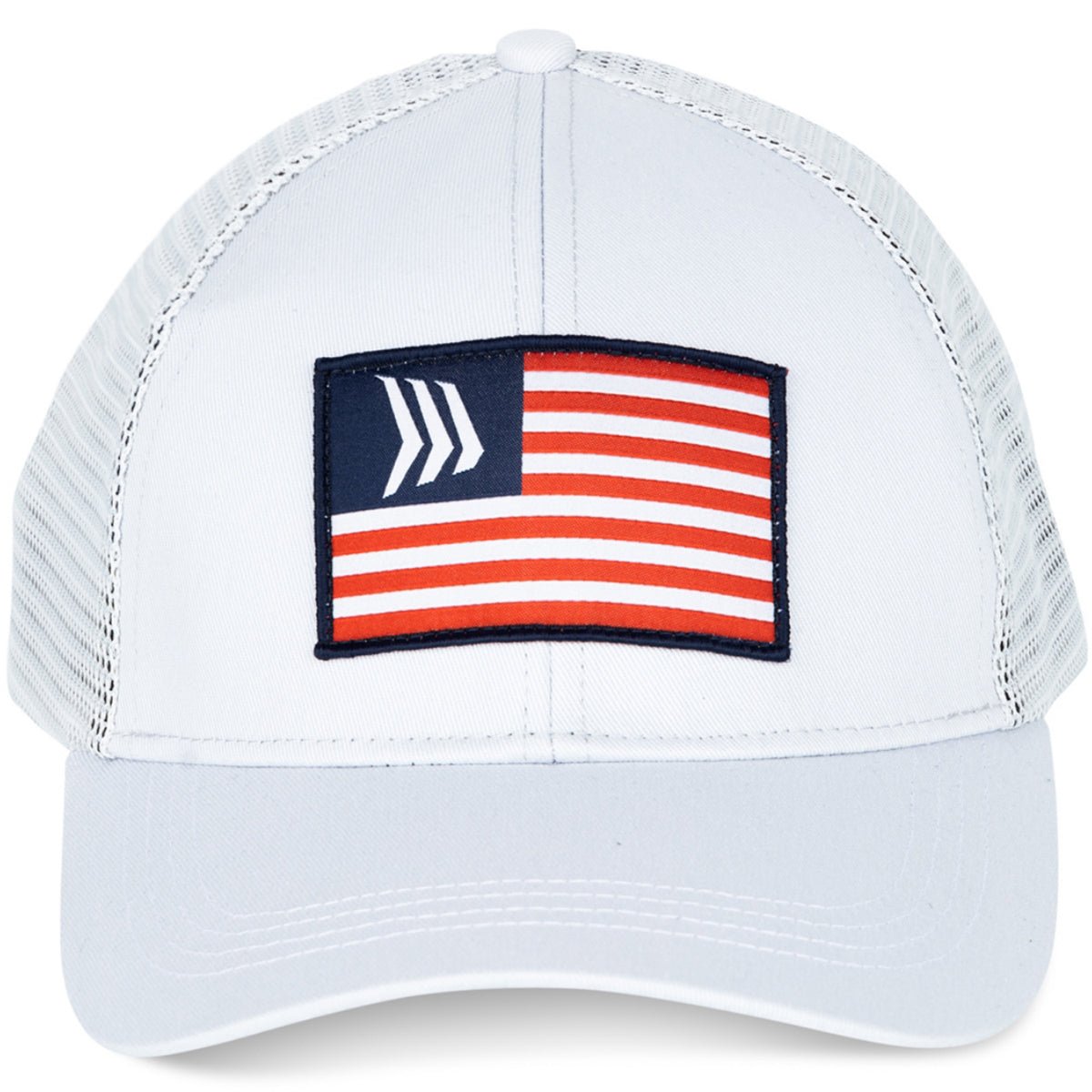 Gillz 3 Gillz Flag Curved Brim Mesh Snapback Hat - Forza Sports
