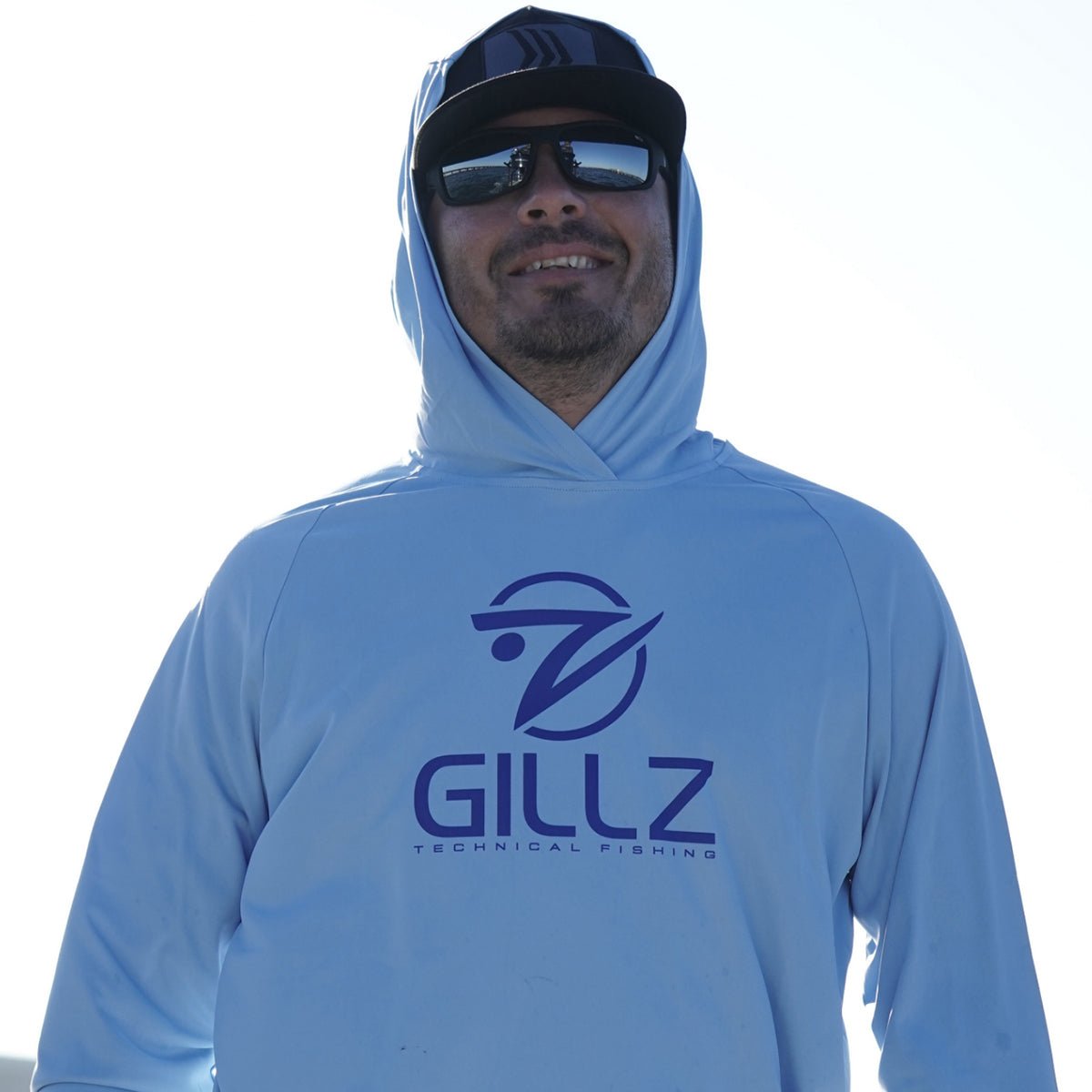 Gillz Contender Series UV Pullover Hoodie - Powder Blue - Forza Sports