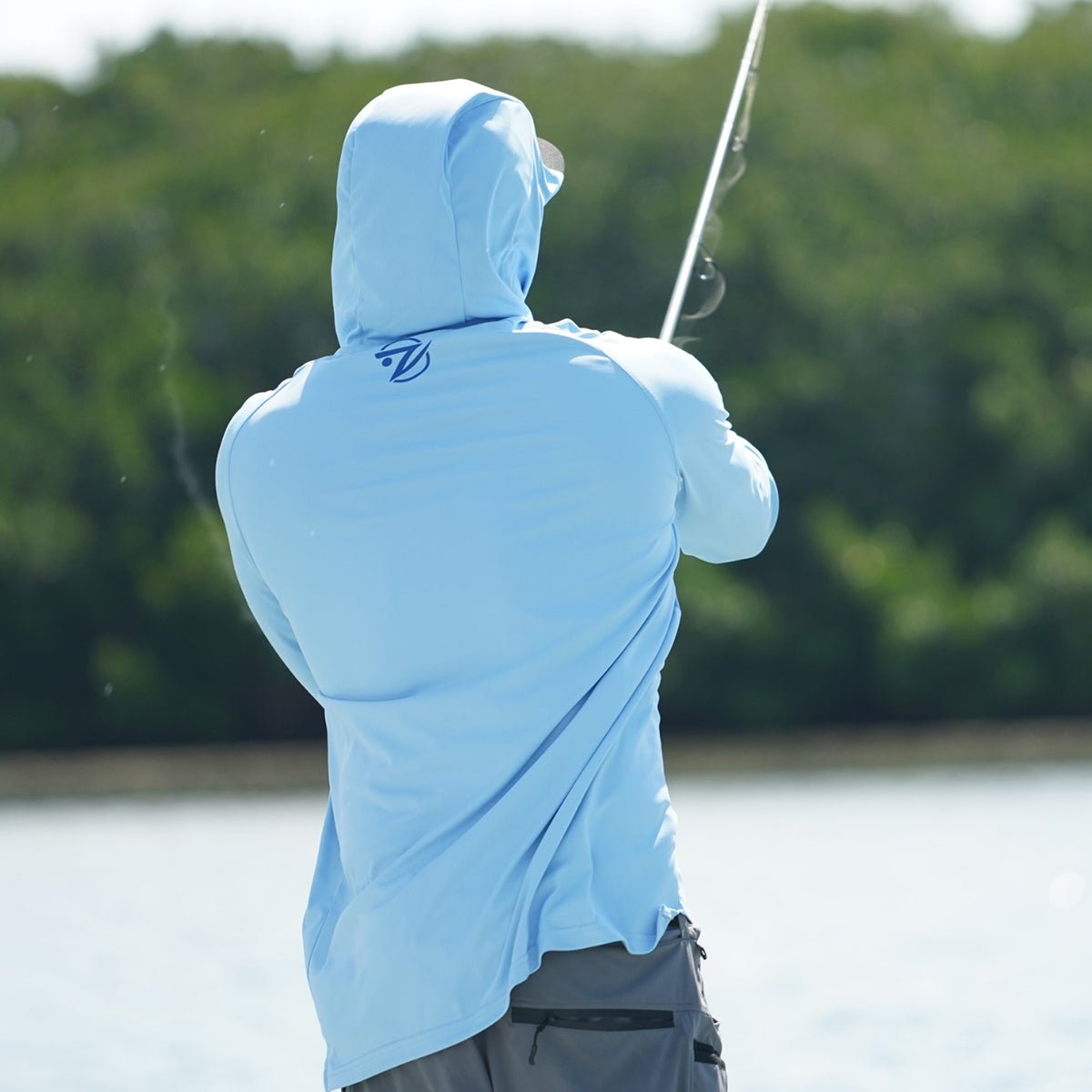 Gillz Contender Series UV Pullover Hoodie - Powder Blue - Forza Sports
