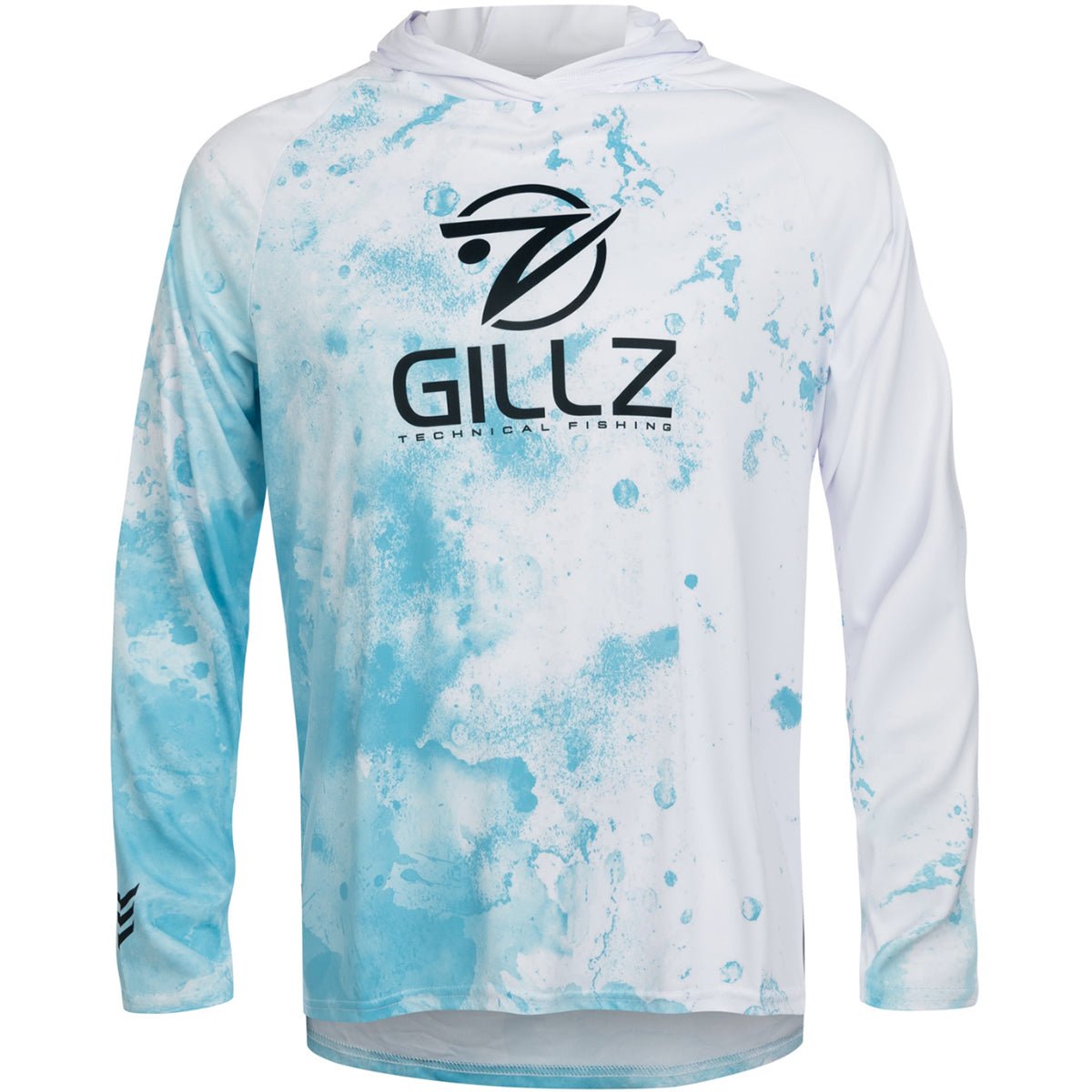 Gillz Contender Series Spray UV Pullover Hoodie - Aruba Blue - Forza Sports