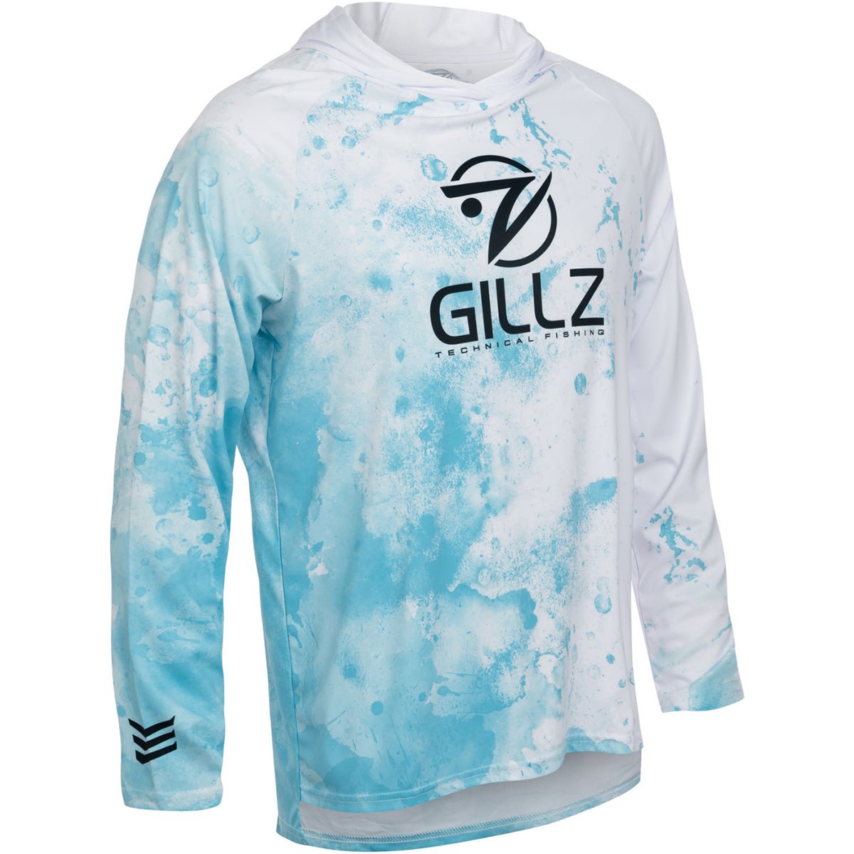 Gillz Contender Series Spray UV Pullover Hoodie - Aruba Blue - Forza Sports