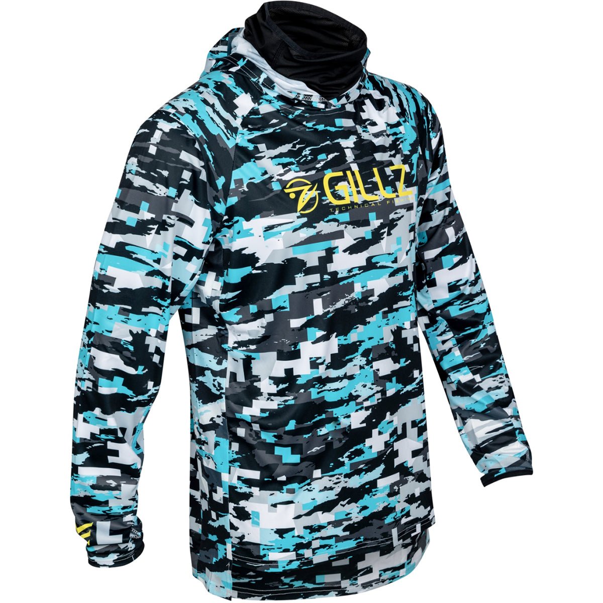 Gillz Pro Series Tek UV Pullover Hoodie - Aruba Blue - Forza Sports