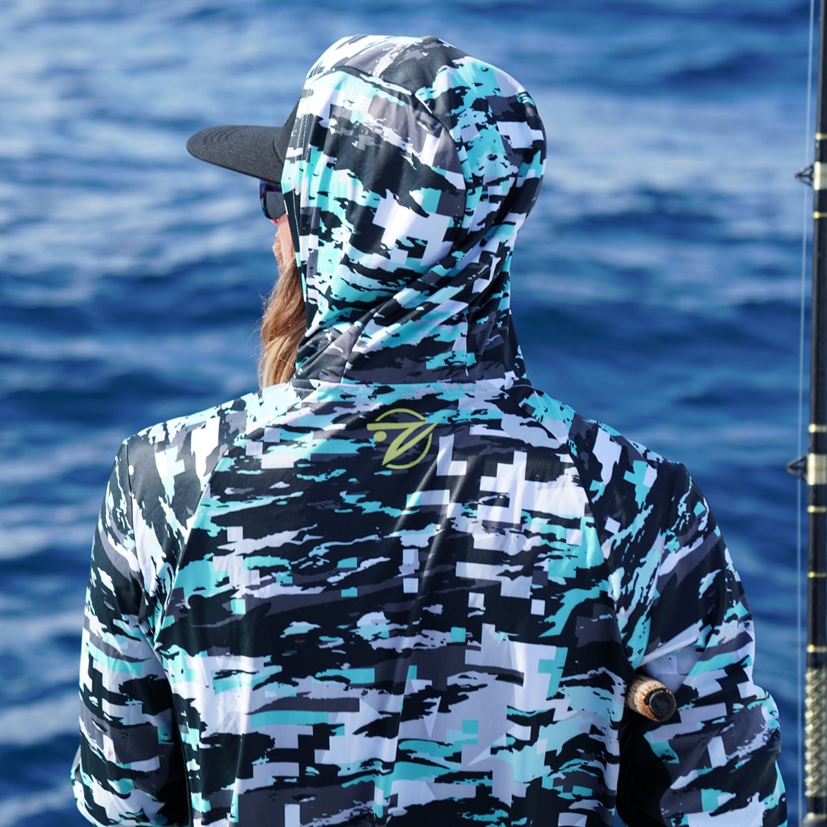 Gillz Pro Series Tek UV Pullover Hoodie - Aruba Blue - Forza Sports