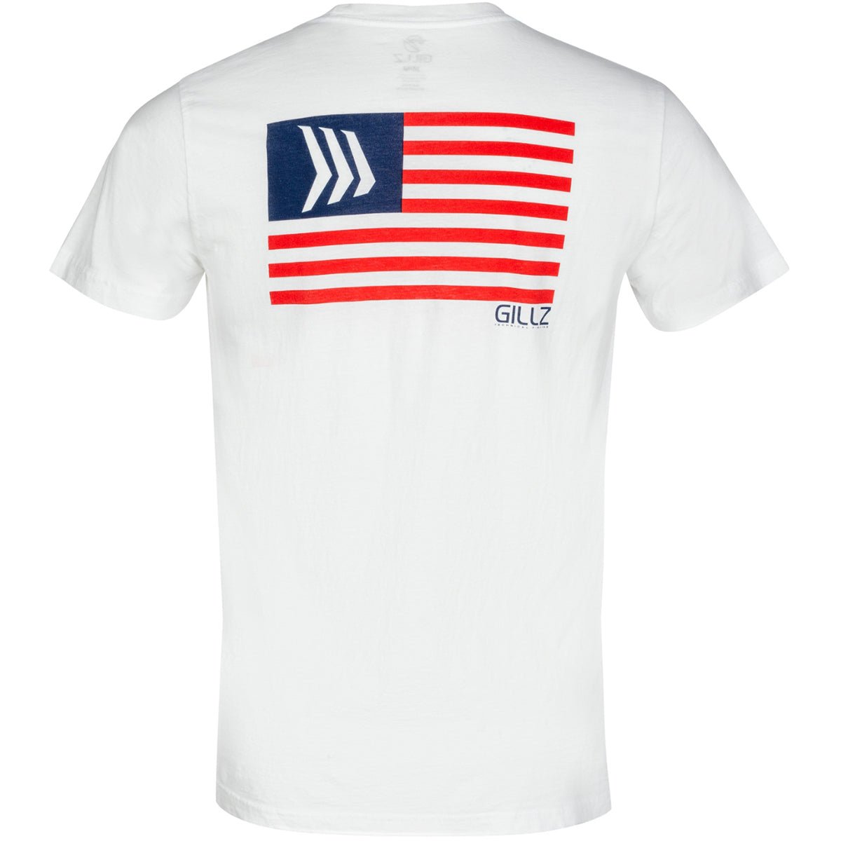 Gillz Contender Series 3 Gillz Flag T-Shirt - Brilliant White - Forza Sports