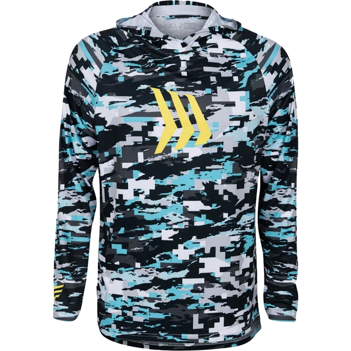 Gillz Contender Series Tek UV Pullover Hoodie - Aruba Blue - Forza Sports